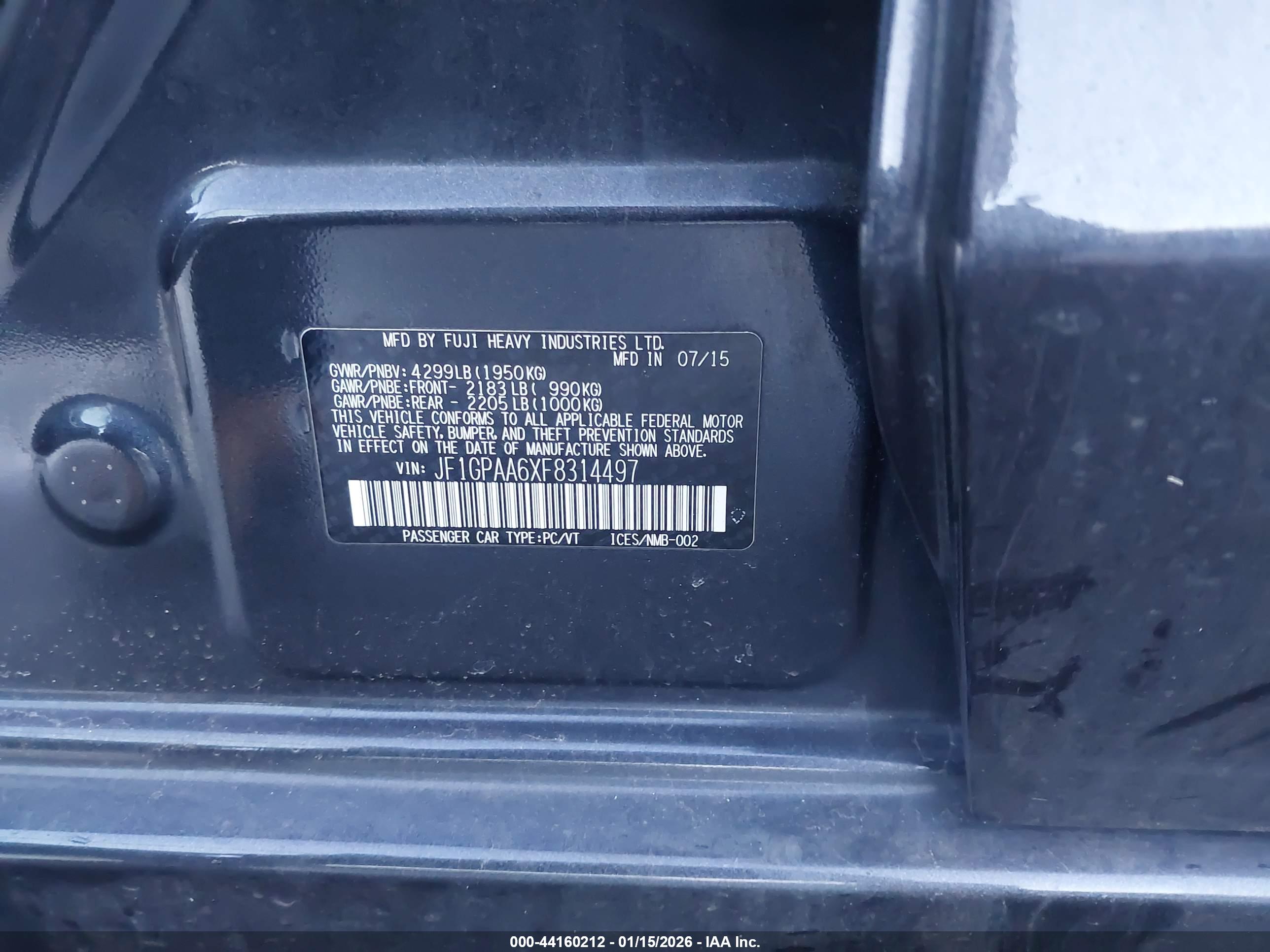 SUBARU IMPREZA image 9
