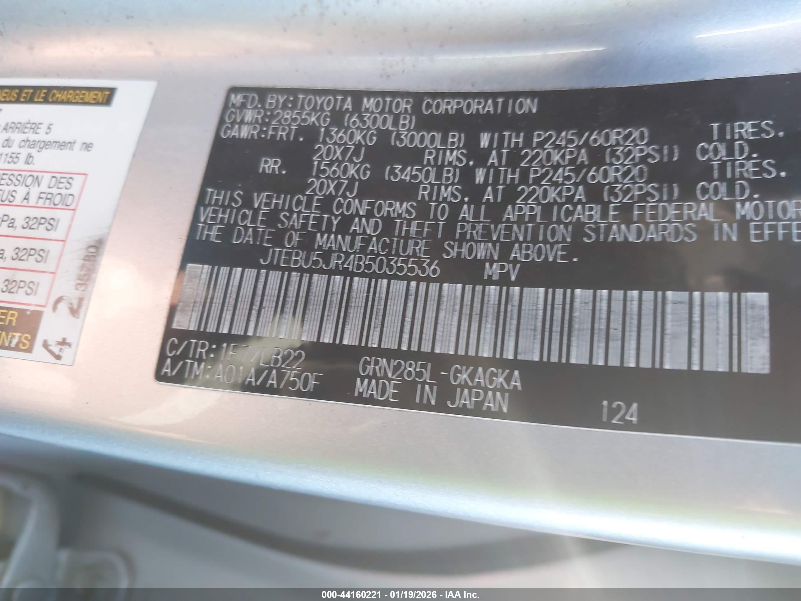 TOYOTA 4RUNNER image 9