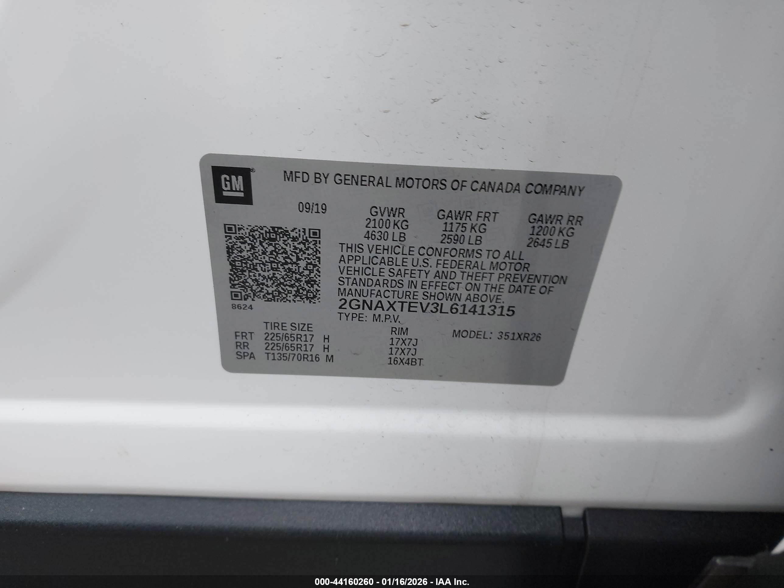 CHEVROLET EQUINOX image 9
