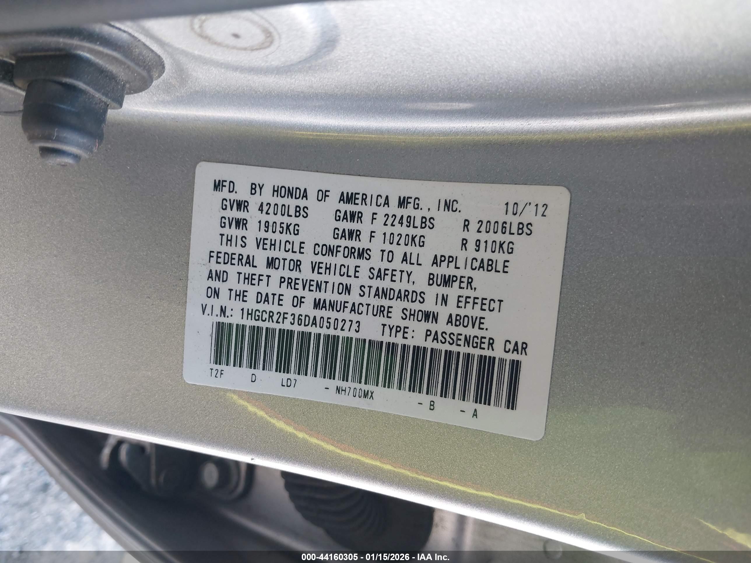 HONDA ACCORD image 9