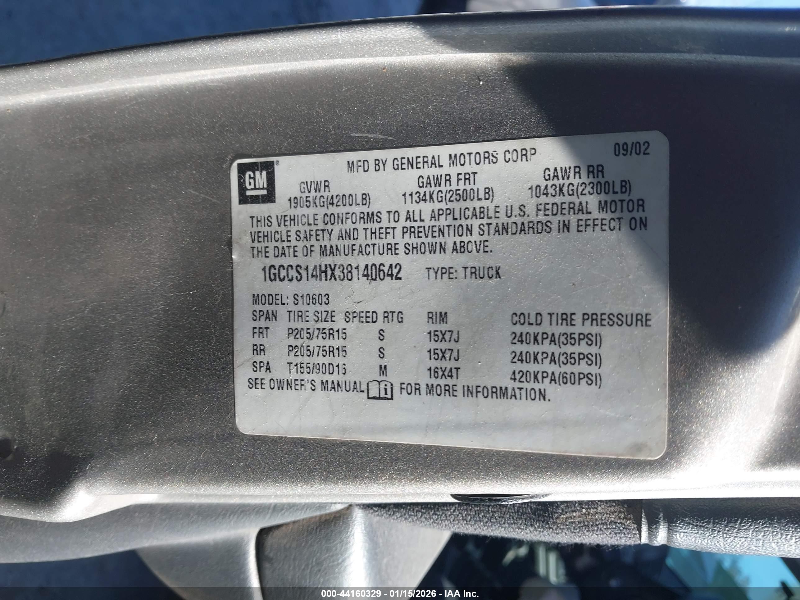 CHEVROLET S-10 image 9
