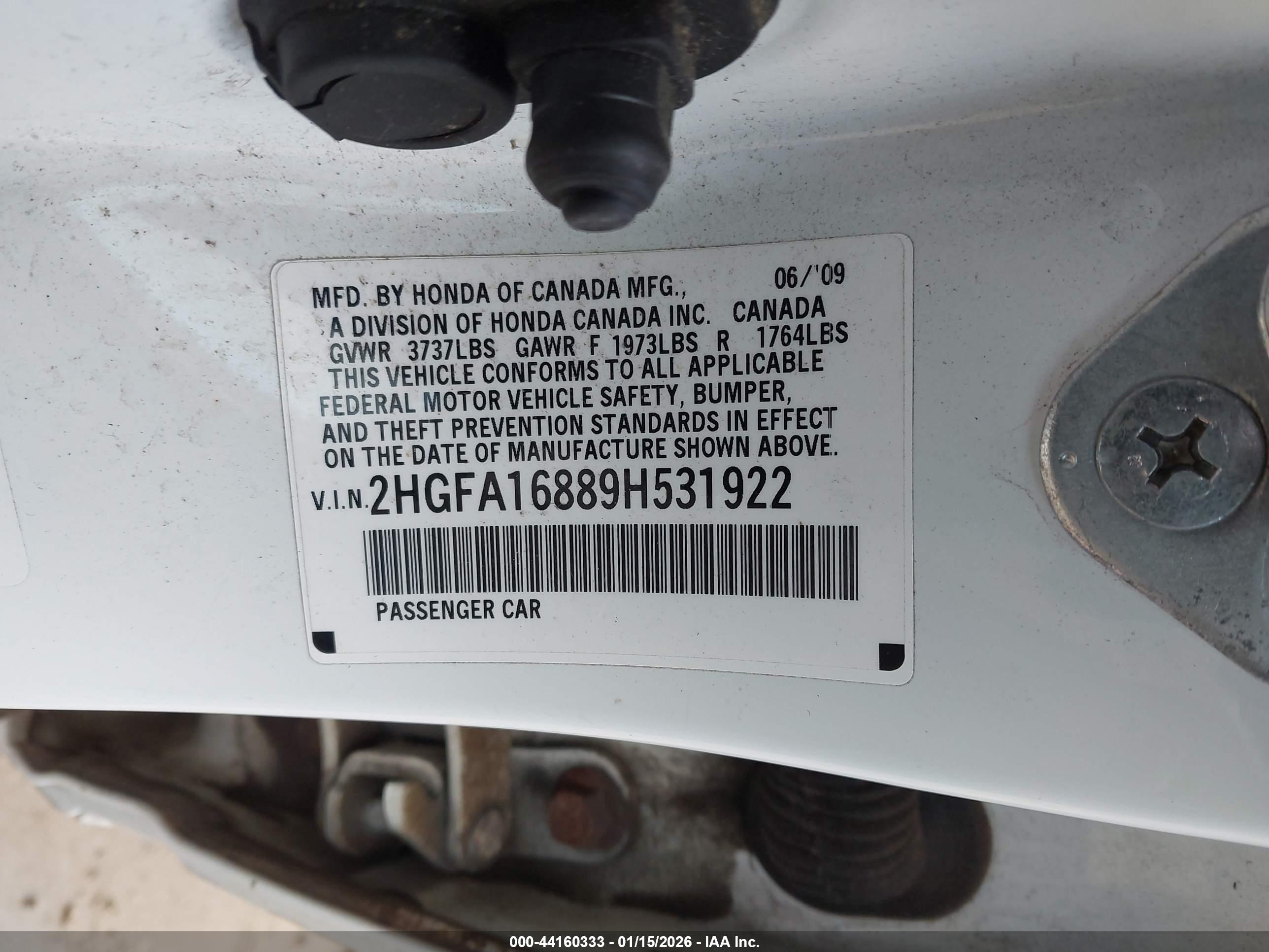 HONDA CIVIC image 9