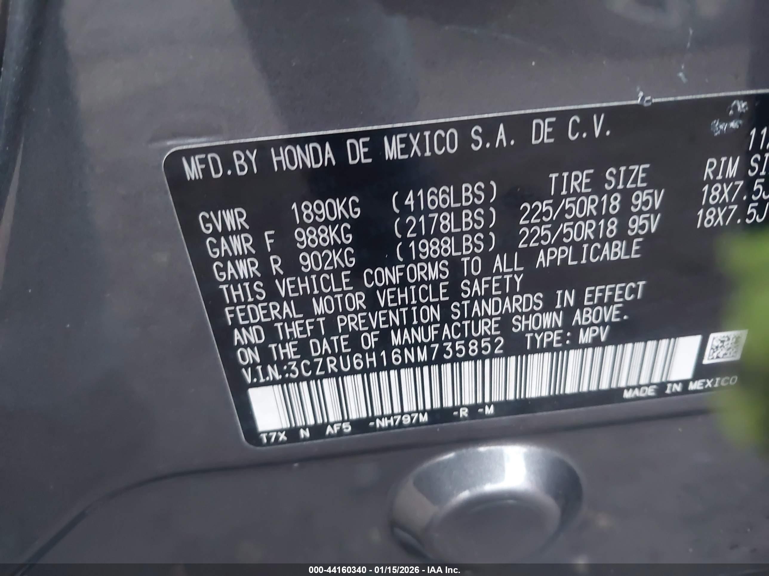HONDA HR-V image 9
