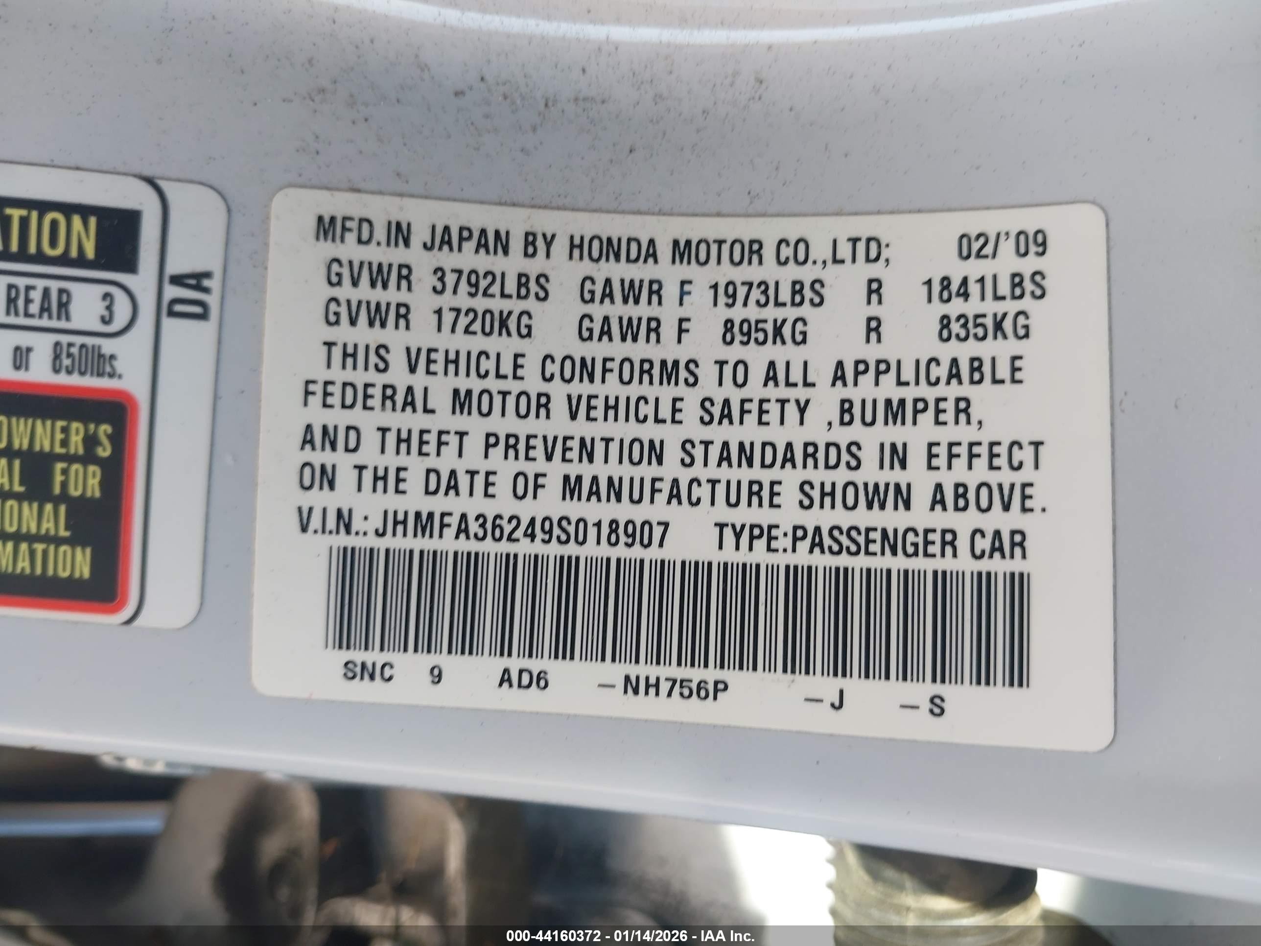 HONDA CIVIC image 9