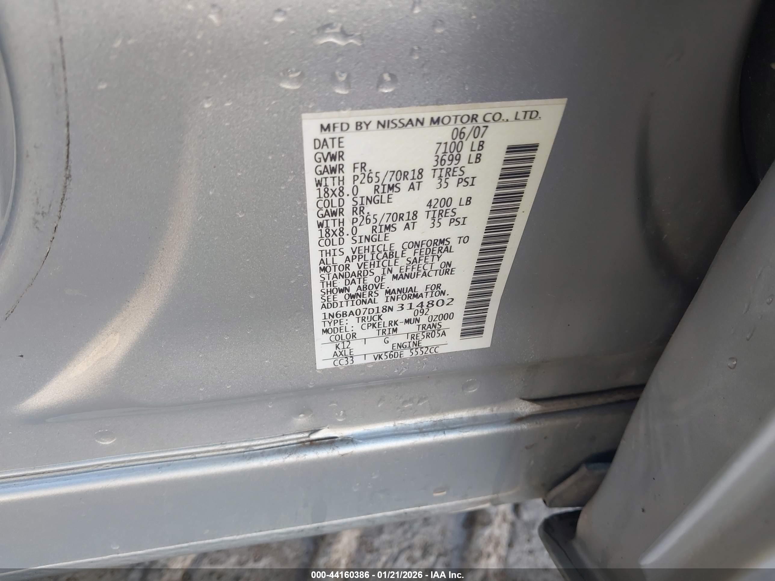 NISSAN TITAN image 9