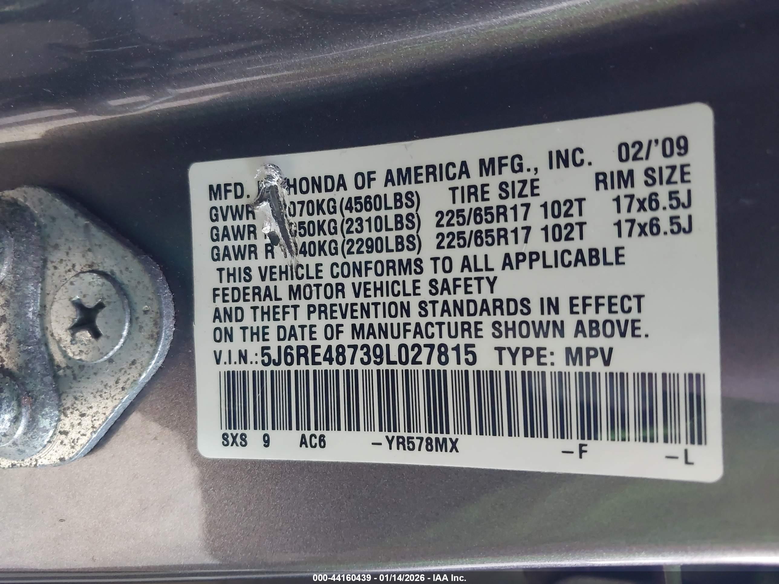 HONDA CR-V image 9