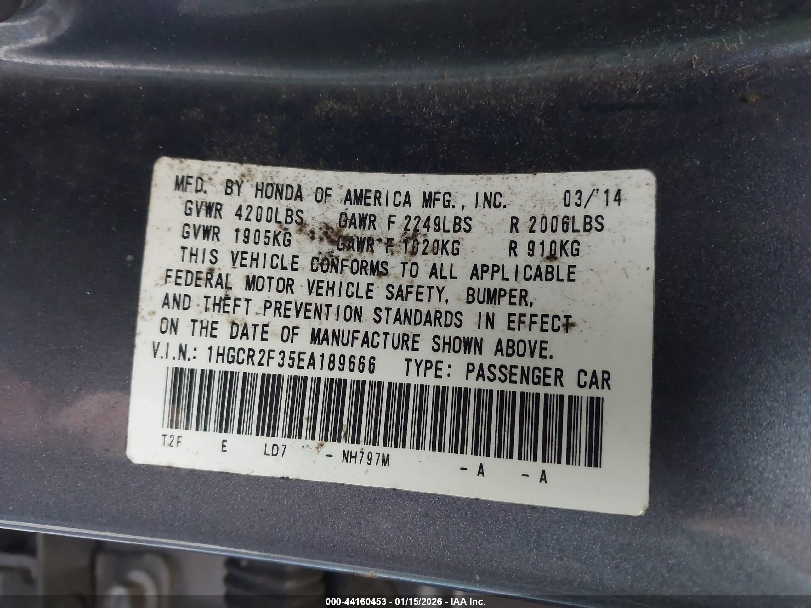 HONDA ACCORD image 9