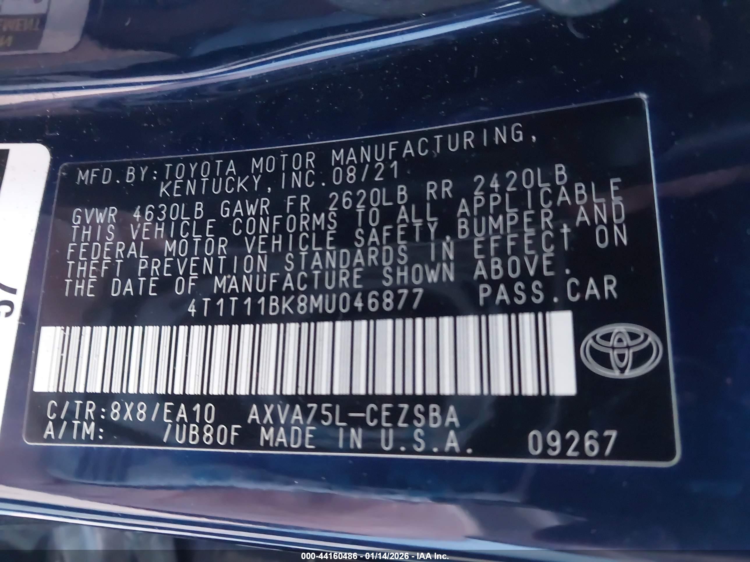 TOYOTA CAMRY image 9
