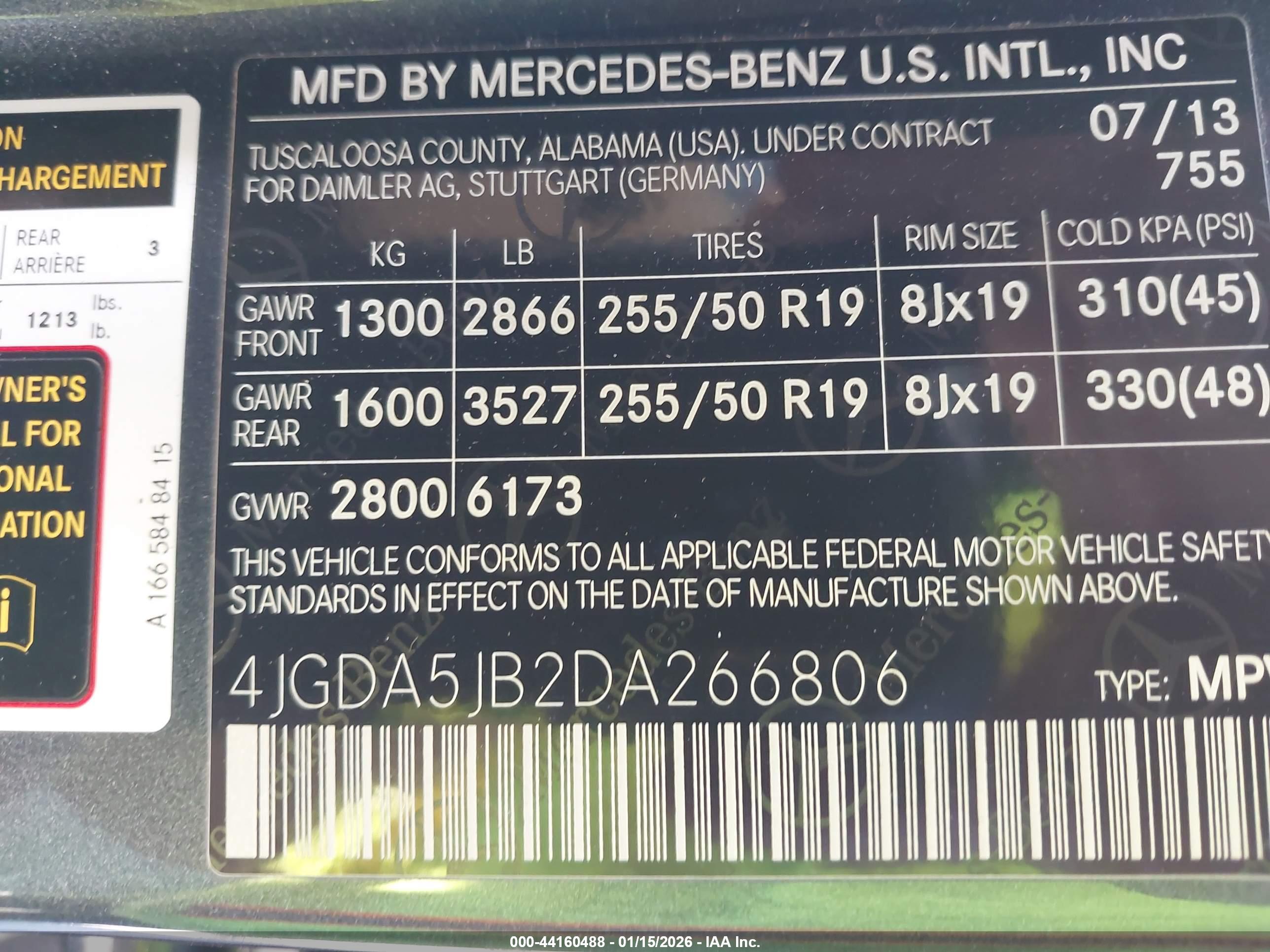MERCEDES-BENZ ML image 9