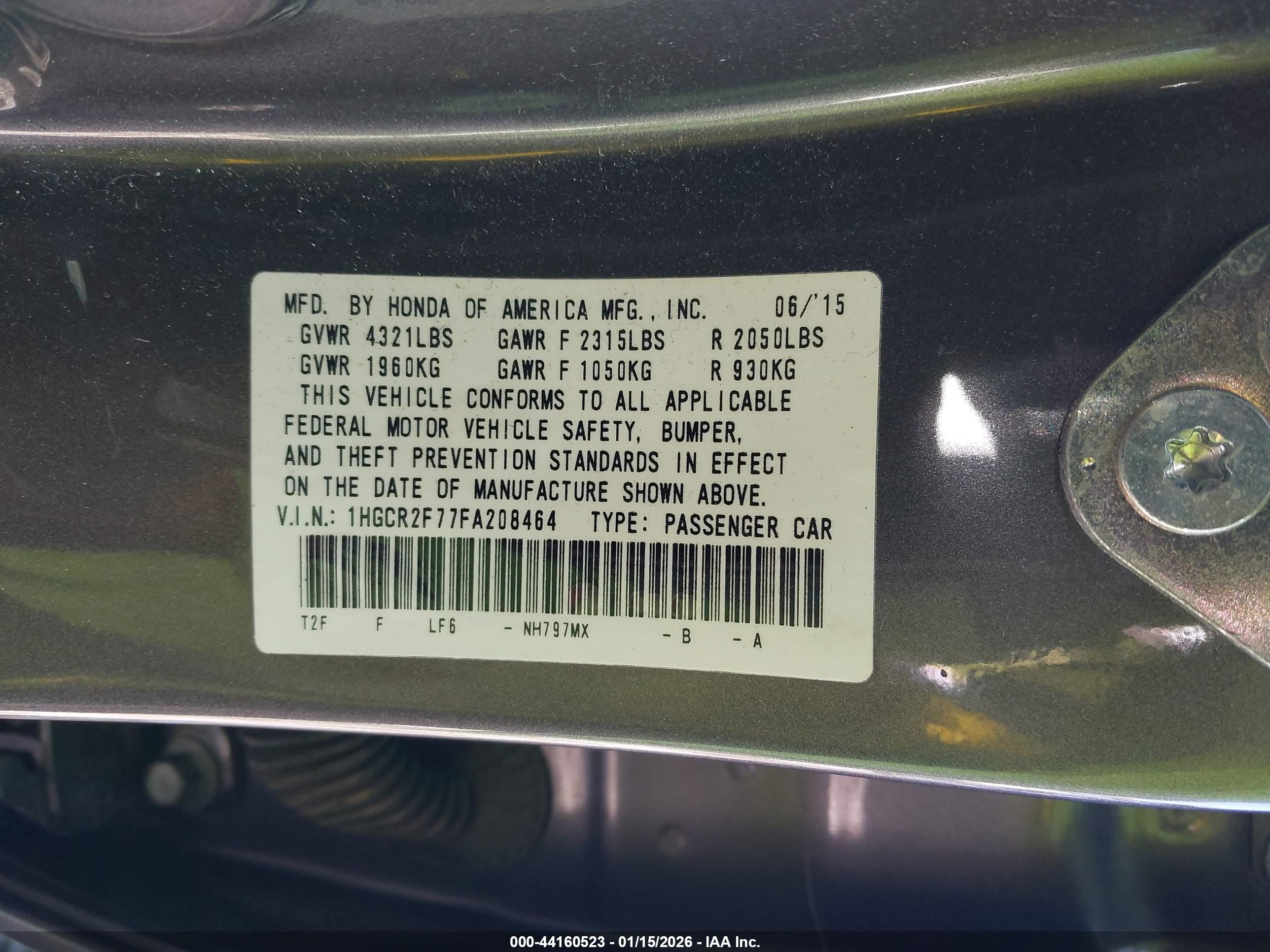 HONDA ACCORD image 9