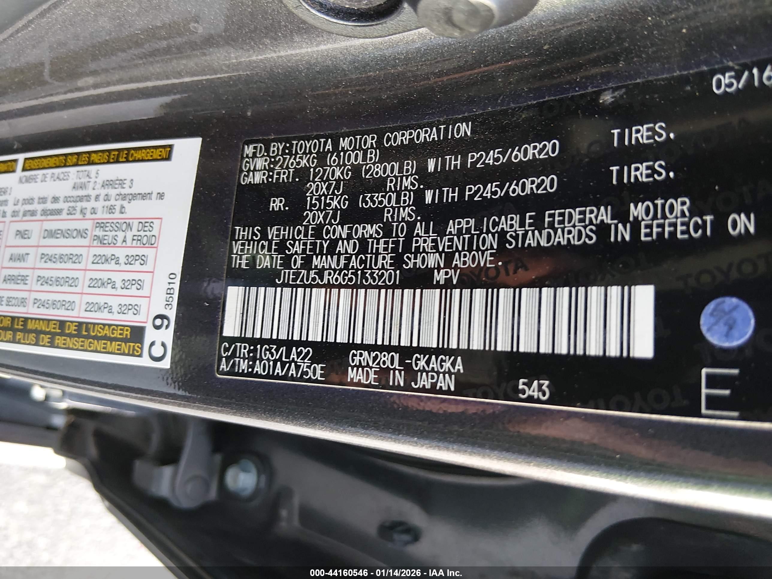 TOYOTA 4RUNNER image 9
