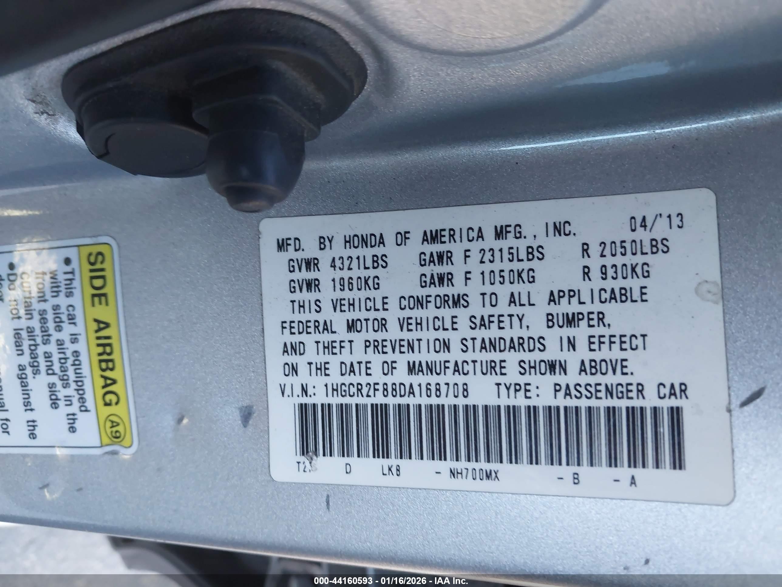 HONDA ACCORD image 9