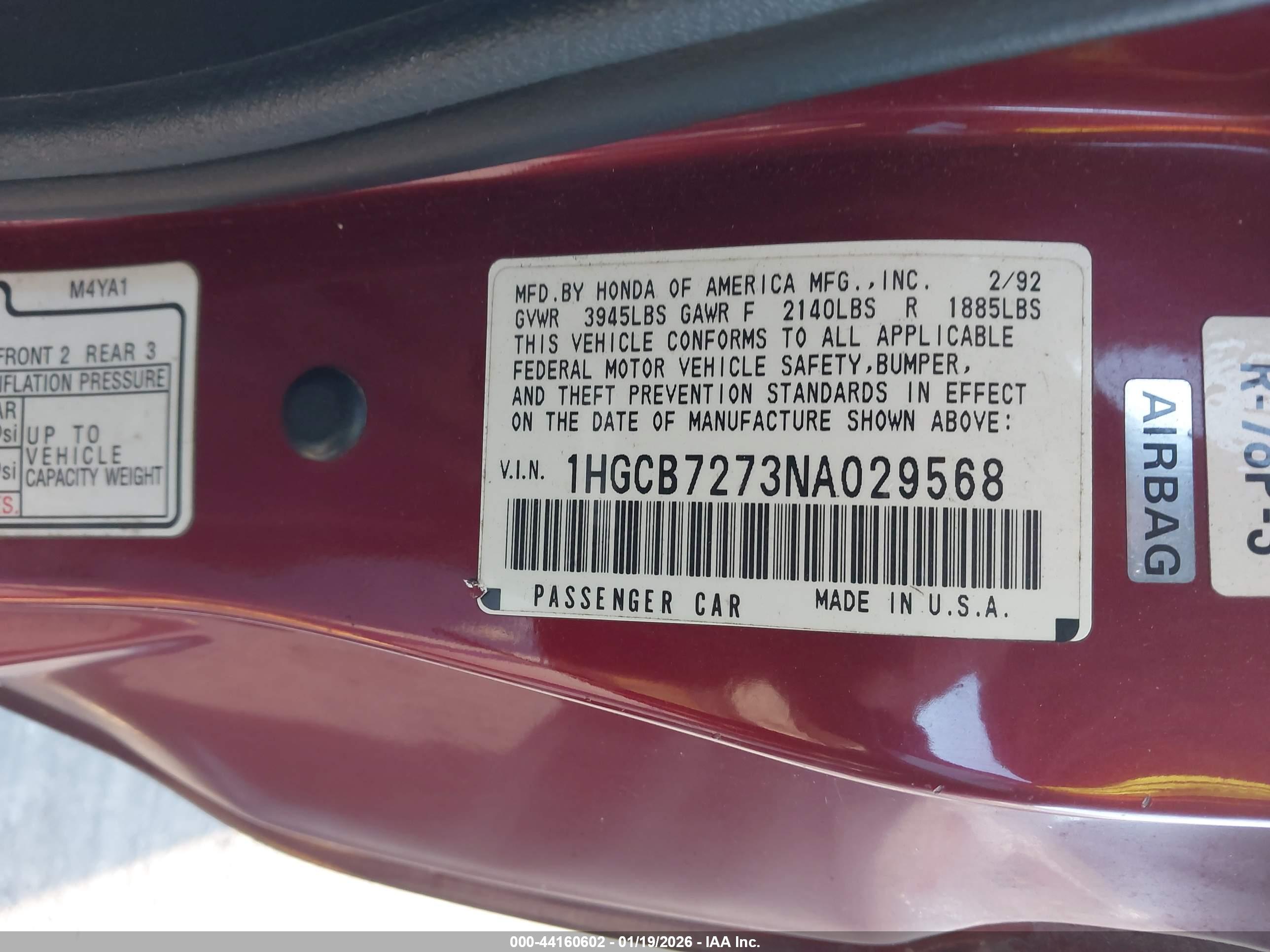 HONDA ACCORD image 9