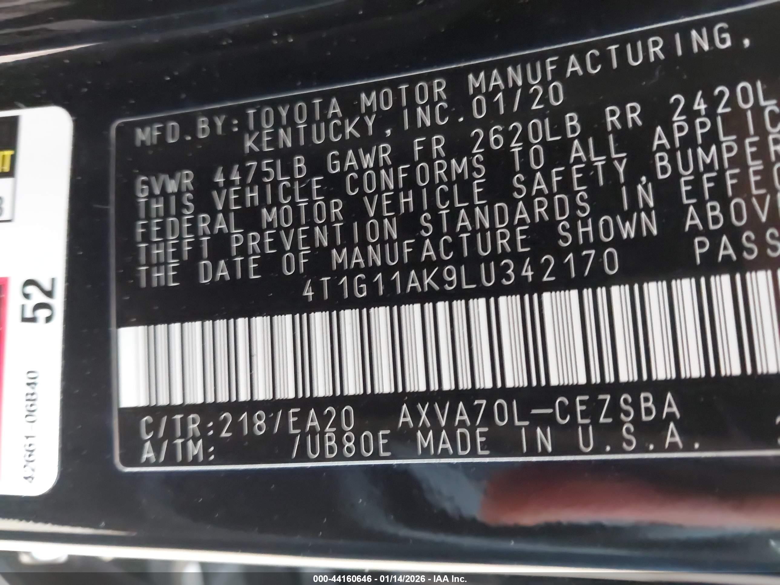 TOYOTA CAMRY image 9