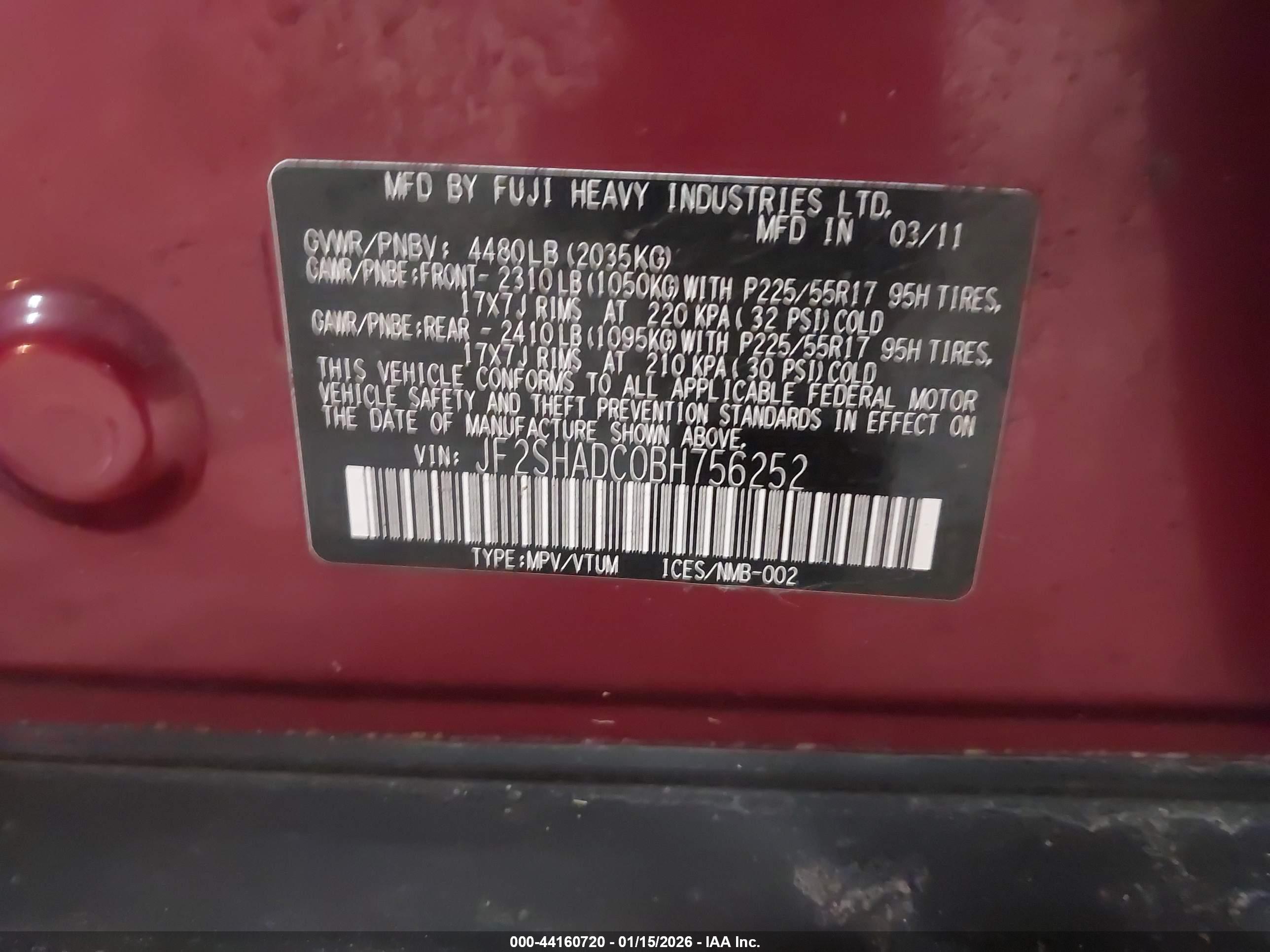 SUBARU FORESTER image 9