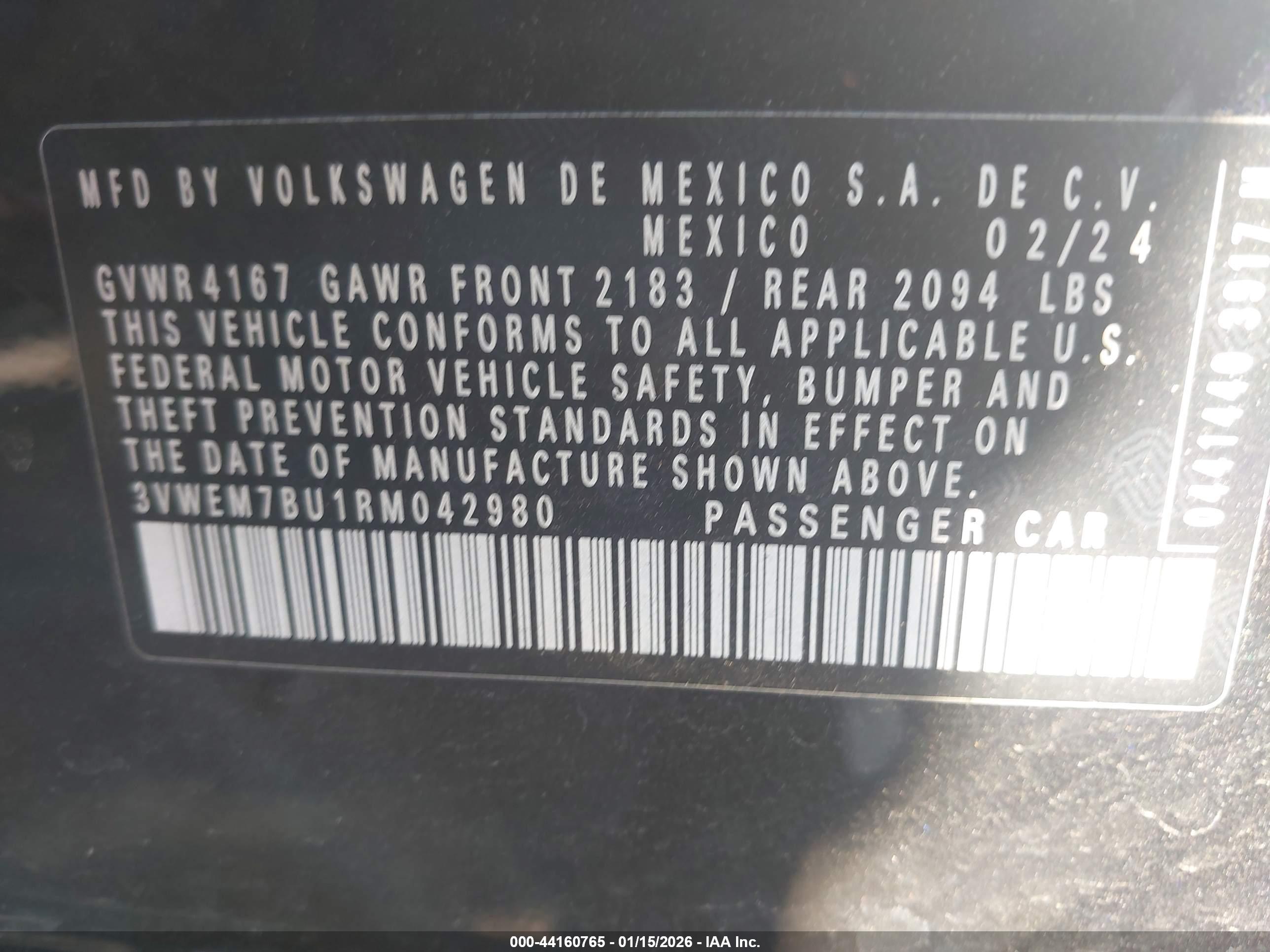 VOLKSWAGEN JETTA image 9
