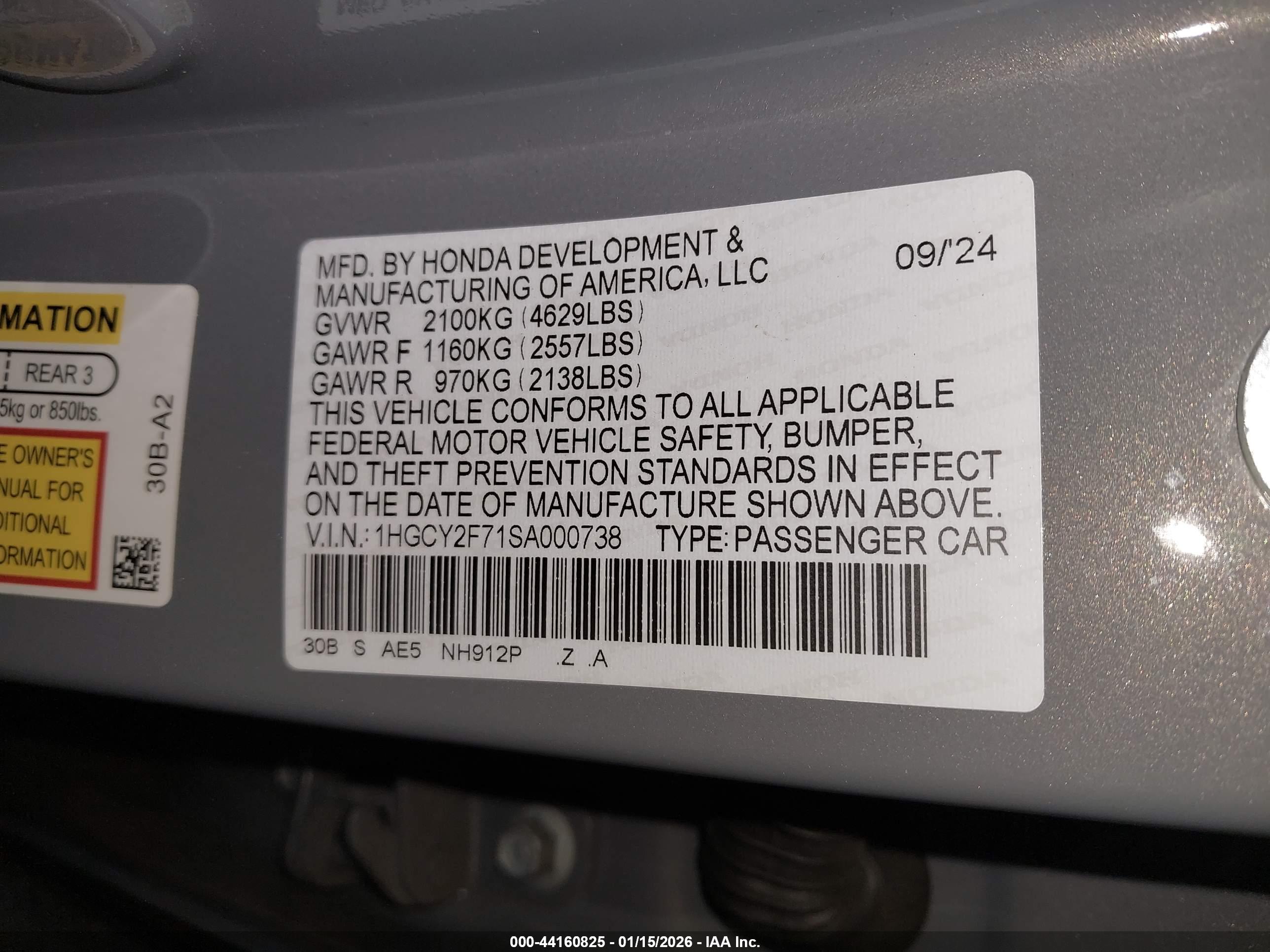 HONDA ACCORD image 9