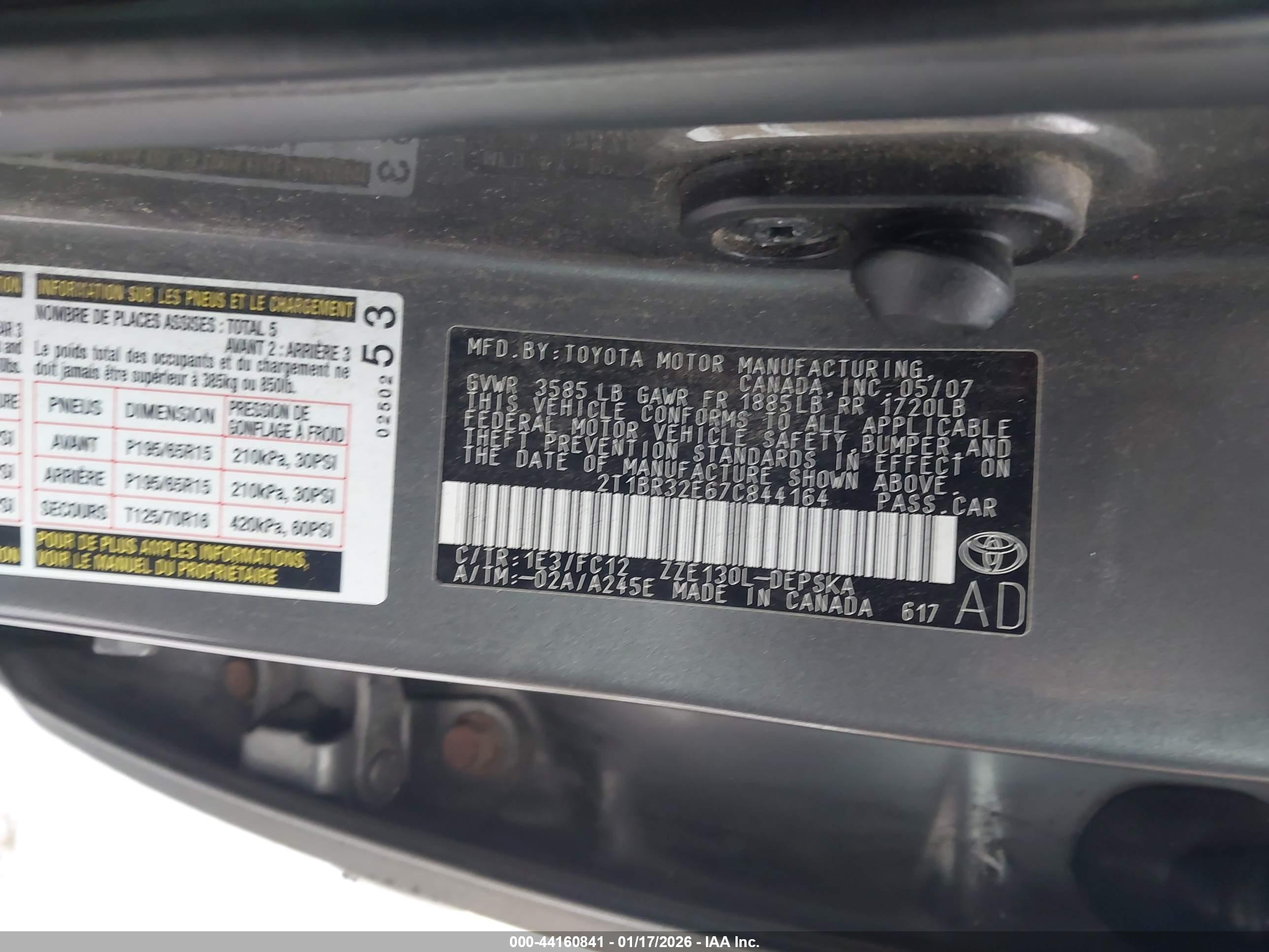 TOYOTA COROLLA image 9
