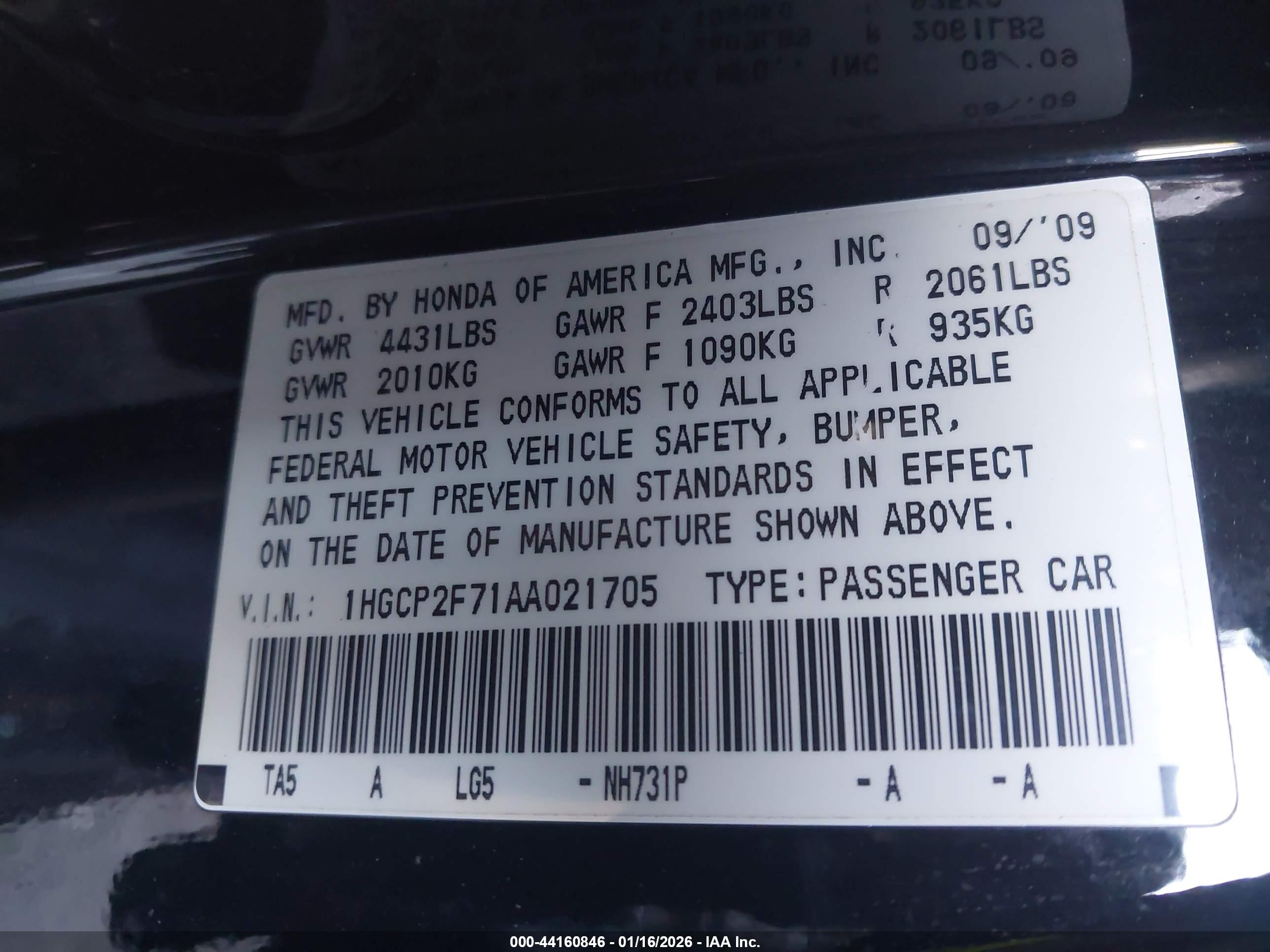 HONDA ACCORD image 9