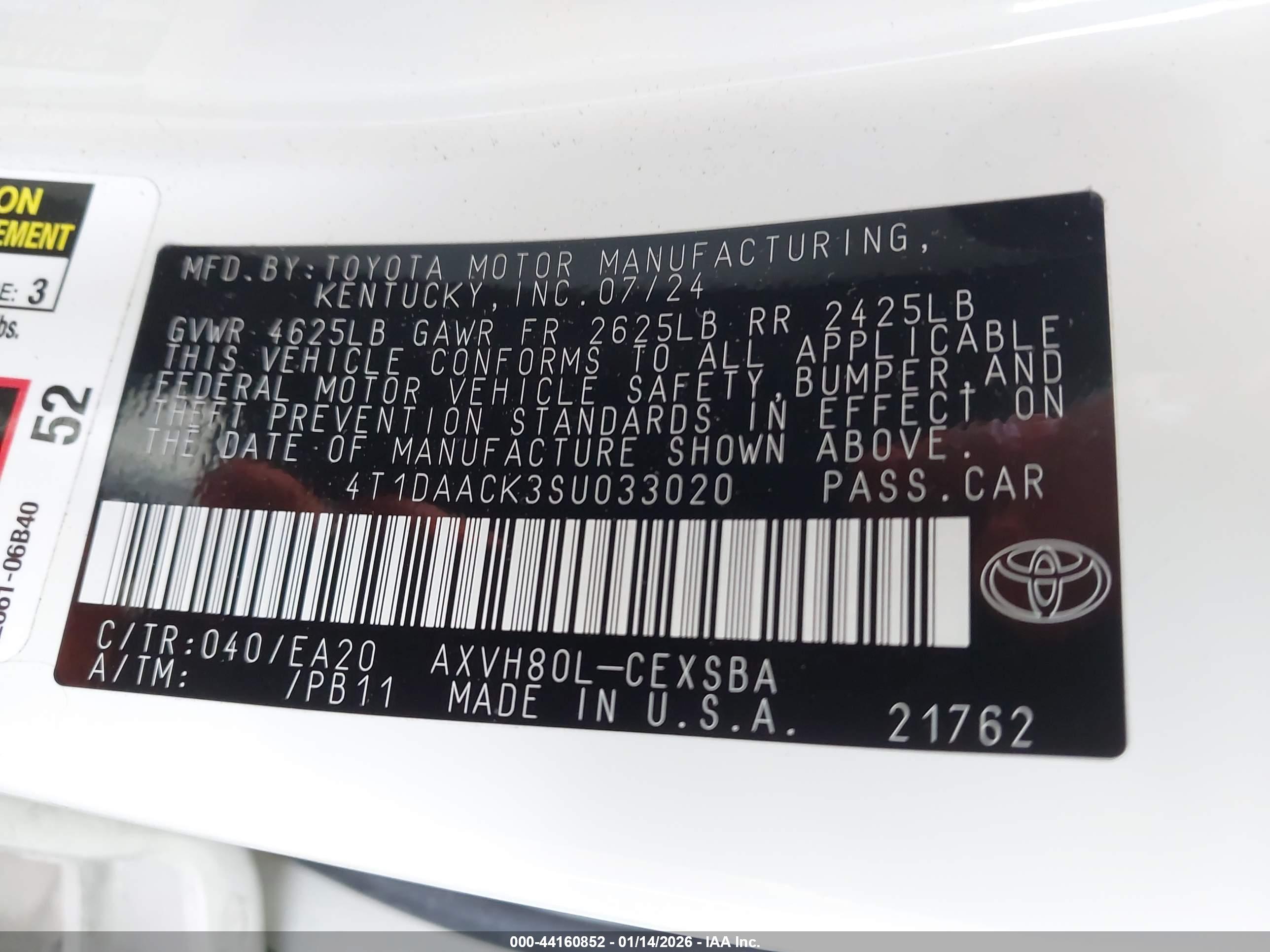 TOYOTA CAMRY image 9