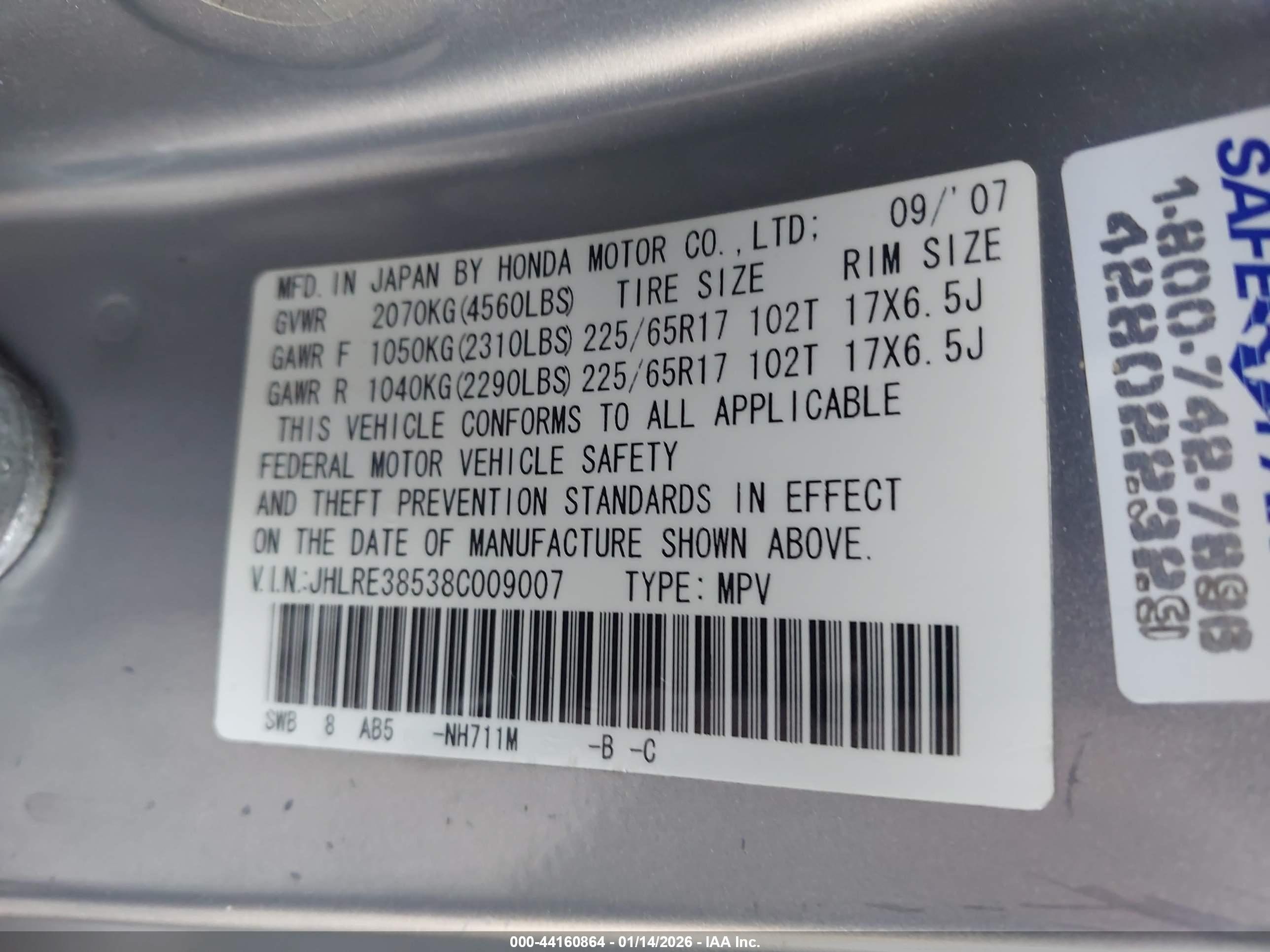 HONDA CR-V image 9