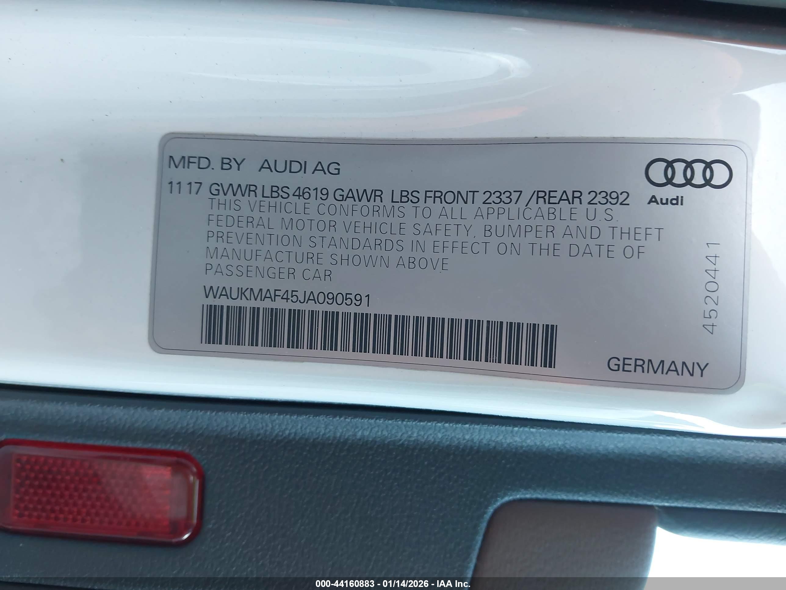 AUDI A4 image 9