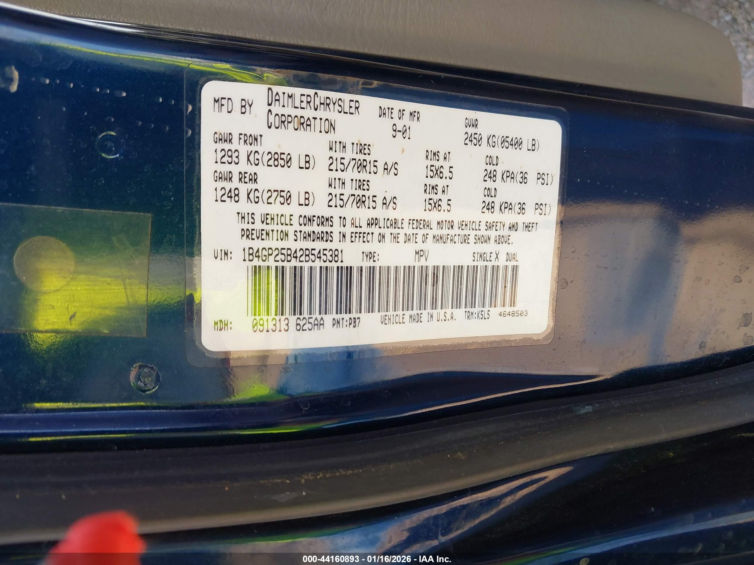 DODGE CARAVAN image 9