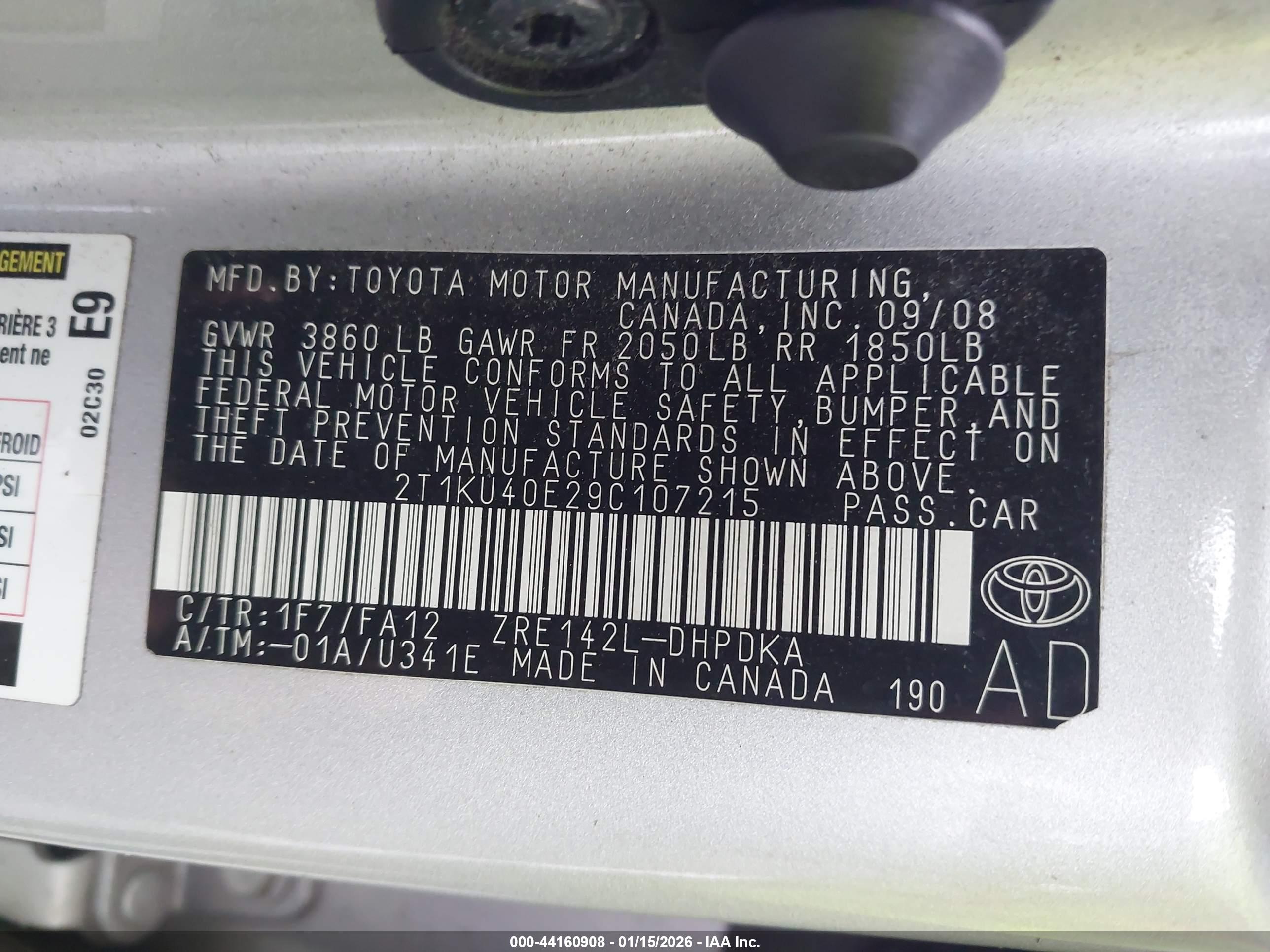 TOYOTA MATRIX image 9