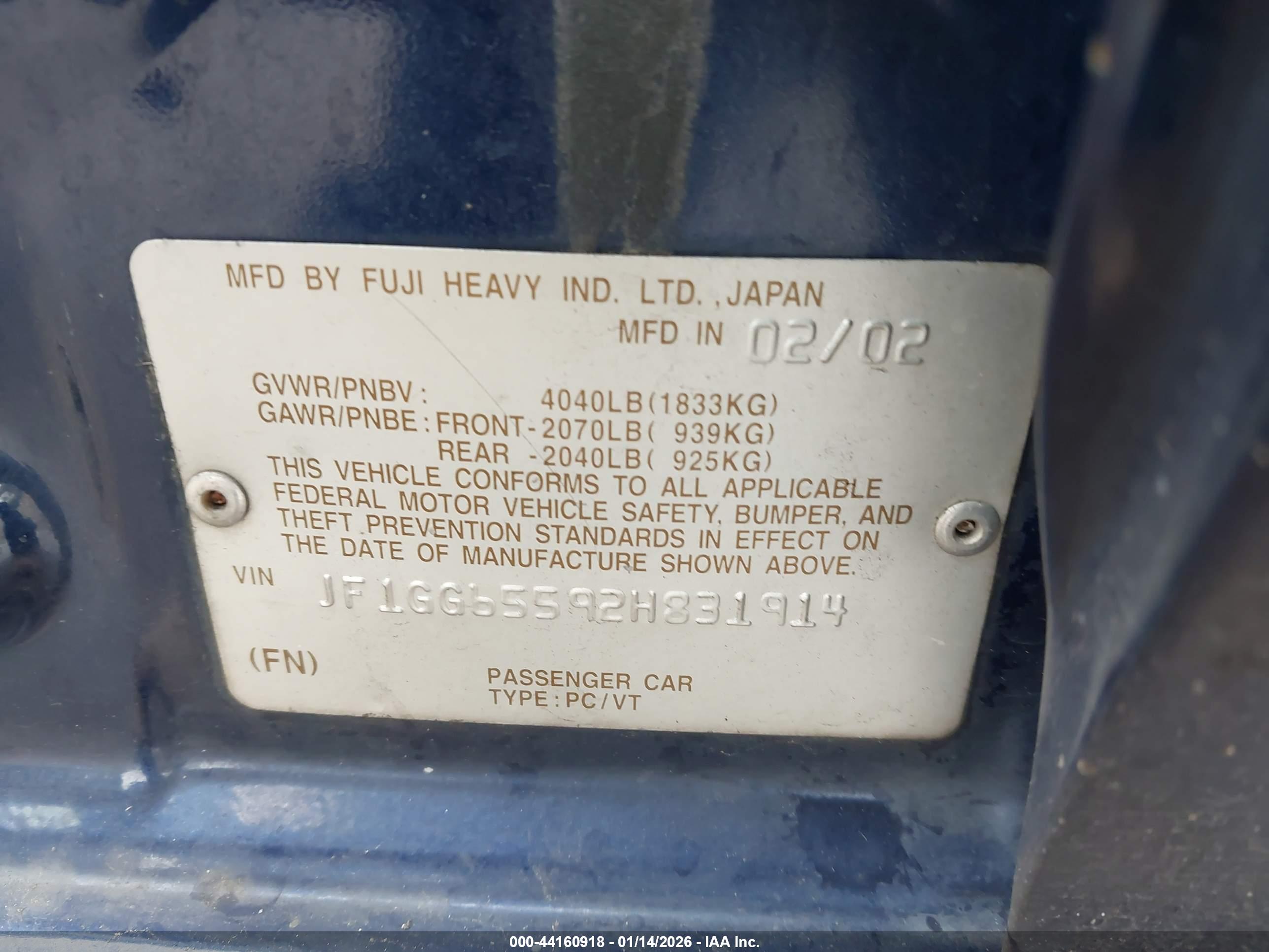 SUBARU IMPREZA image 9