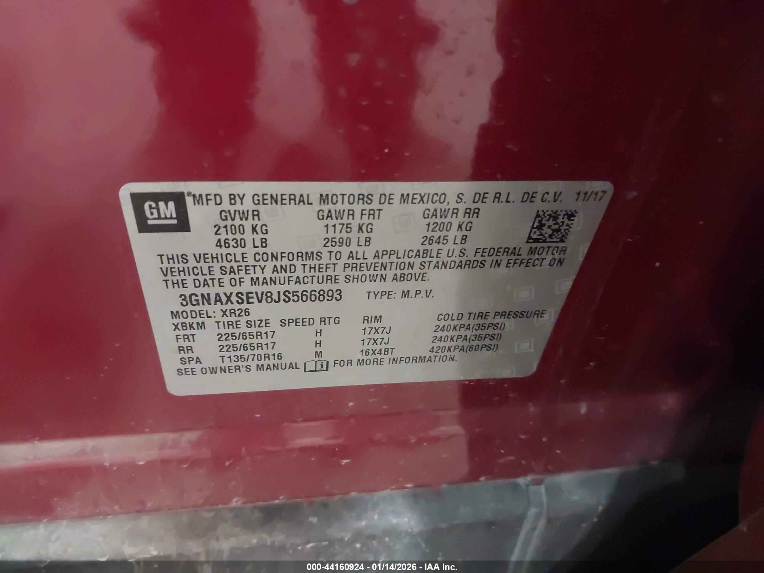 CHEVROLET EQUINOX image 9