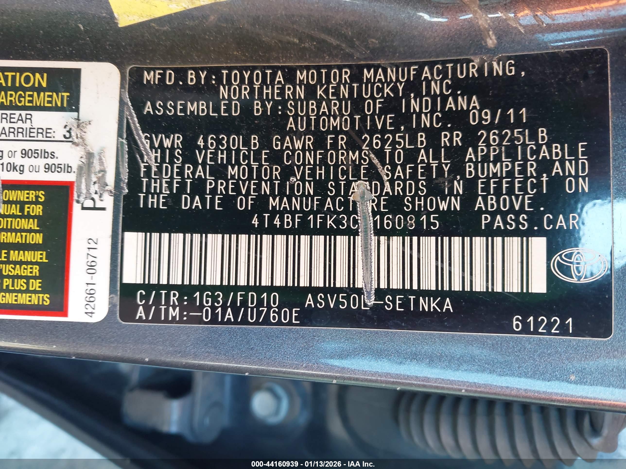 TOYOTA CAMRY image 9