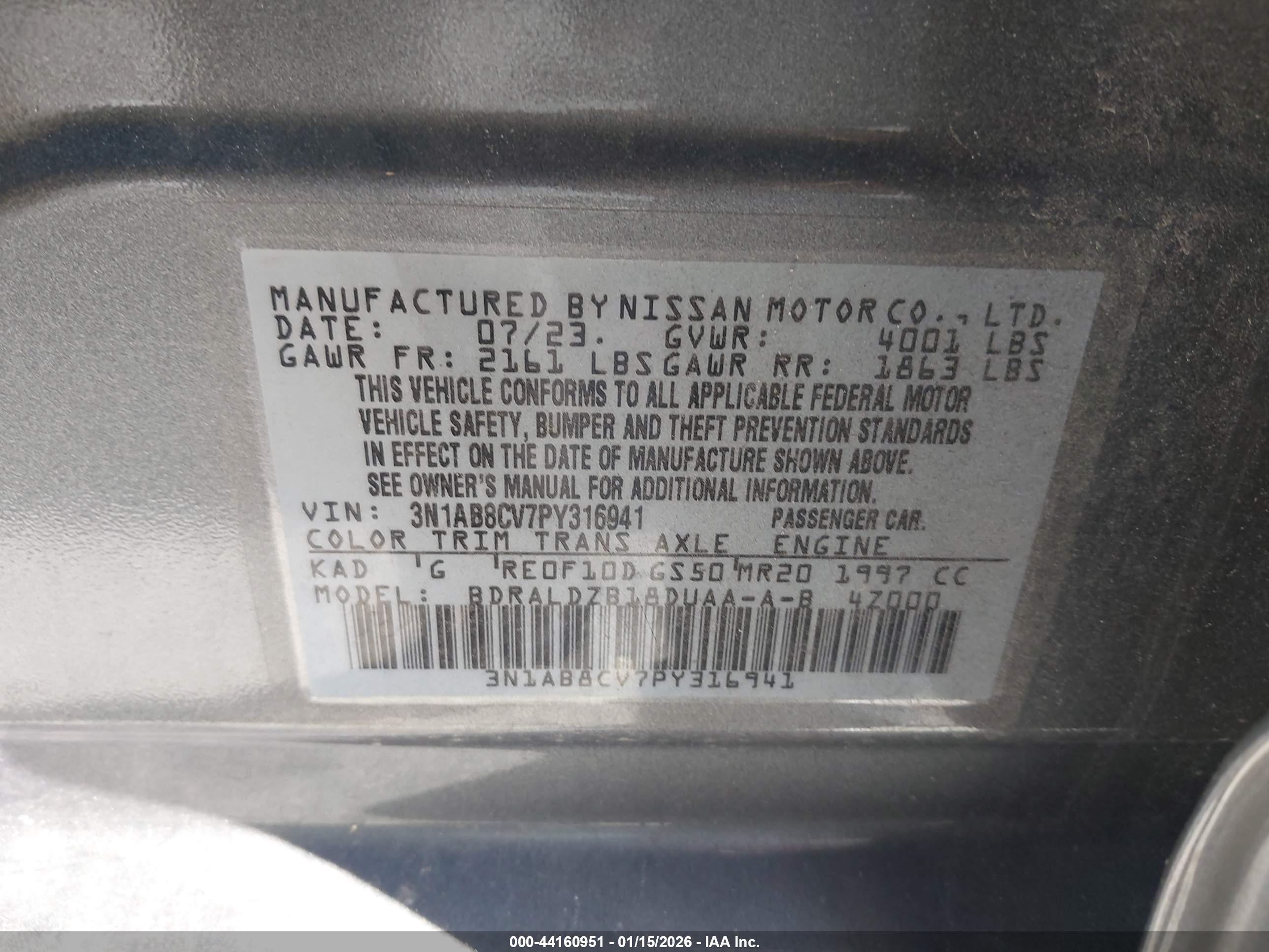 NISSAN SENTRA image 9