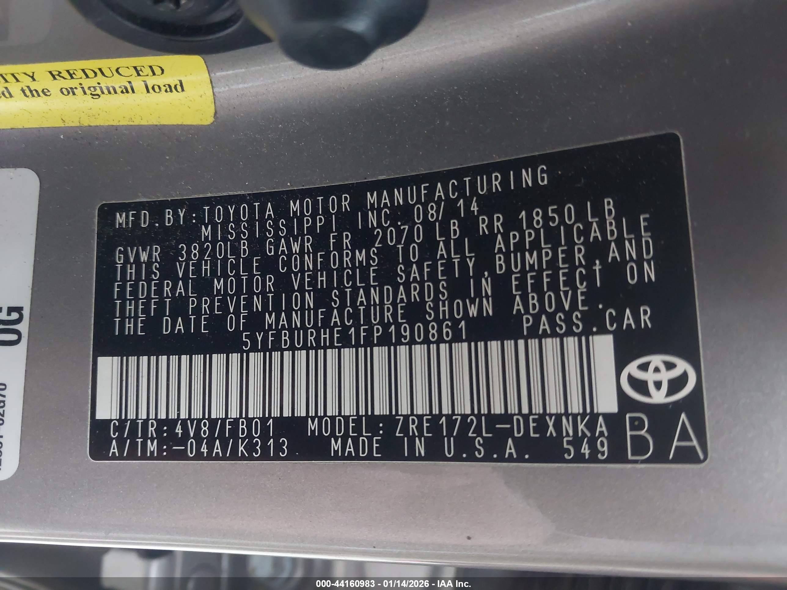 TOYOTA COROLLA image 9
