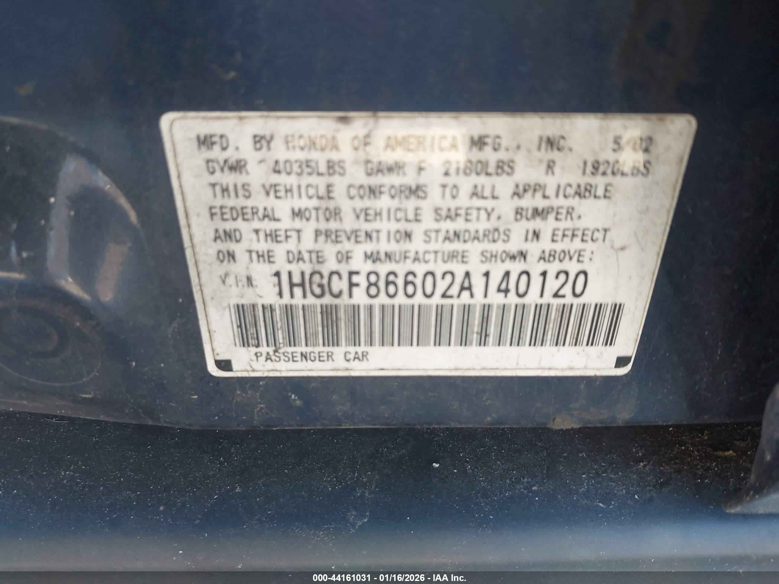HONDA ACCORD image 9