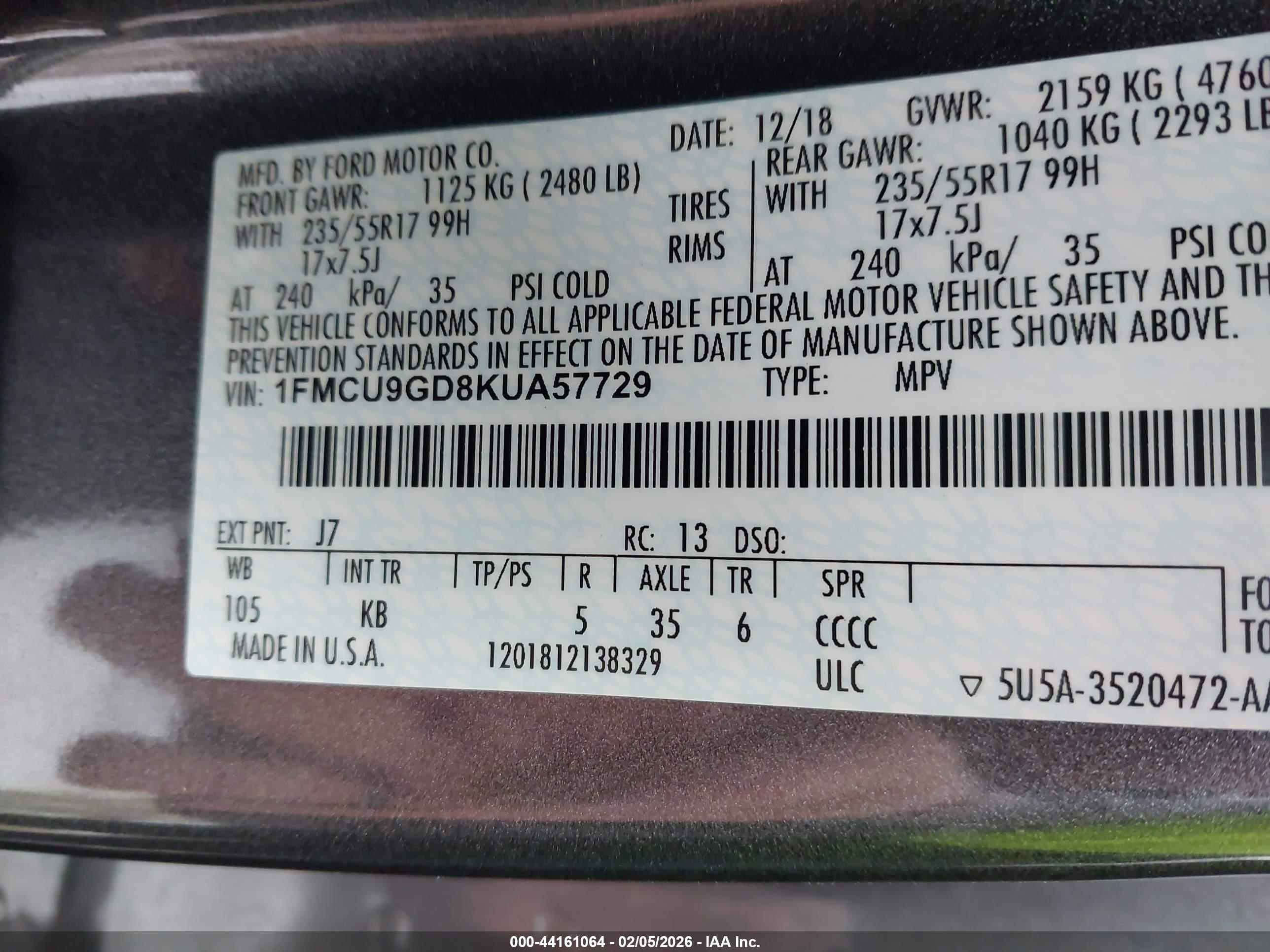 FORD ESCAPE image 9
