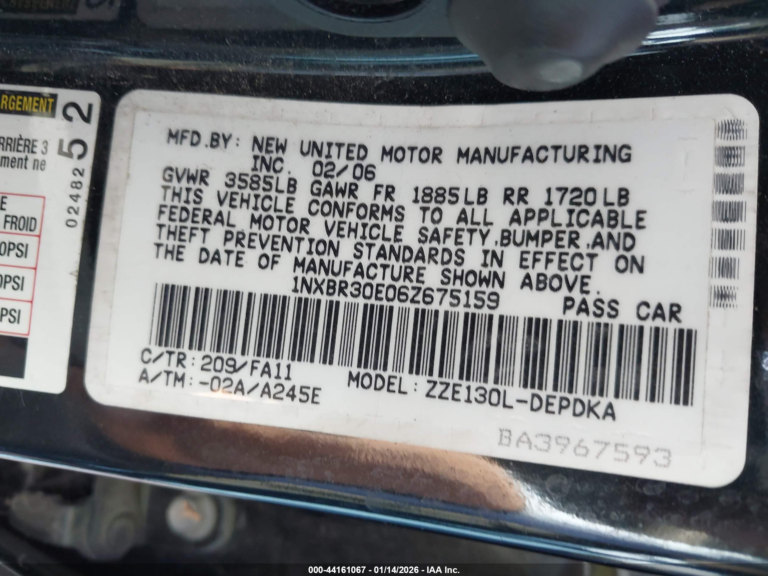 TOYOTA COROLLA image 9