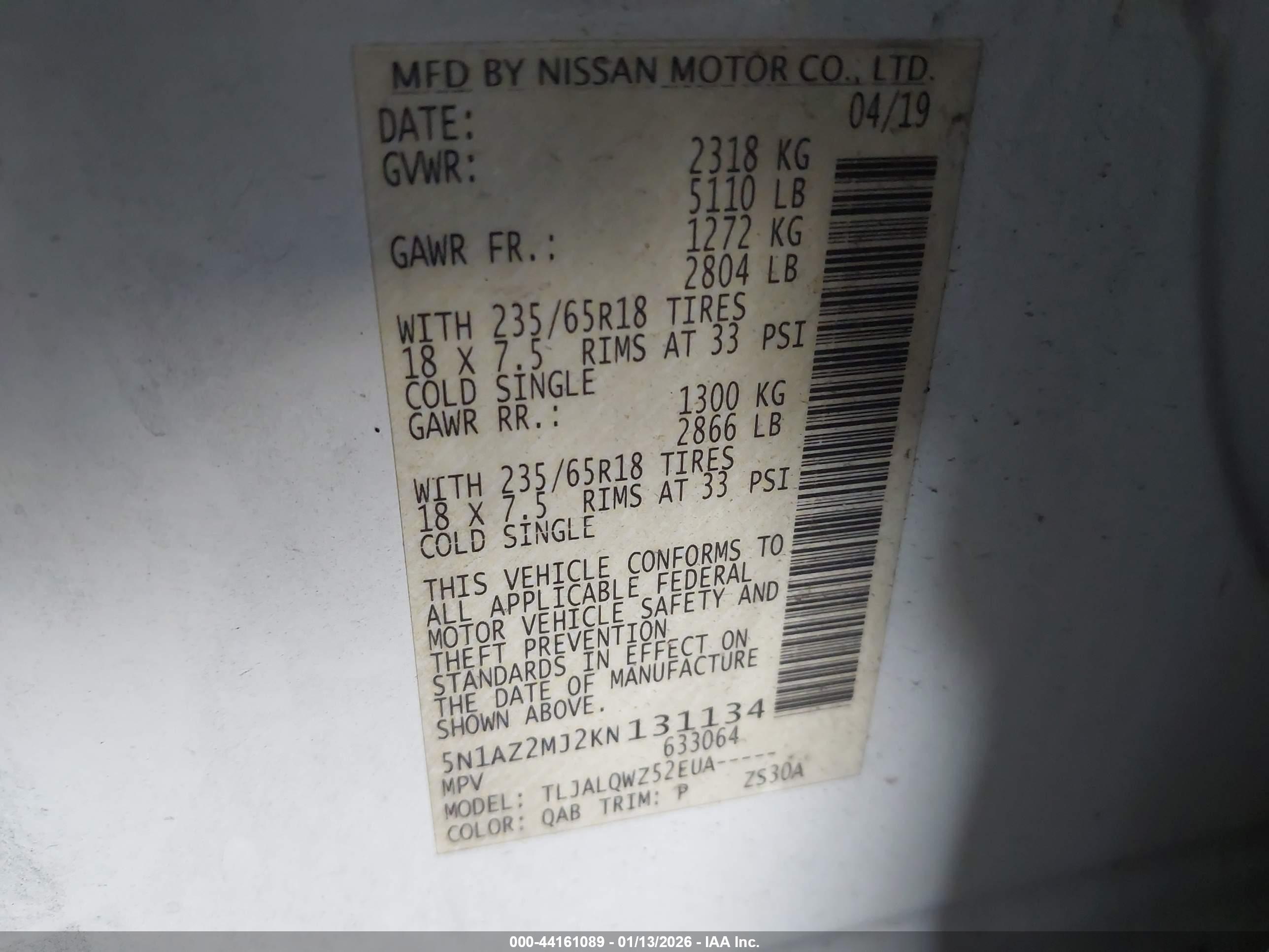 NISSAN MURANO image 9