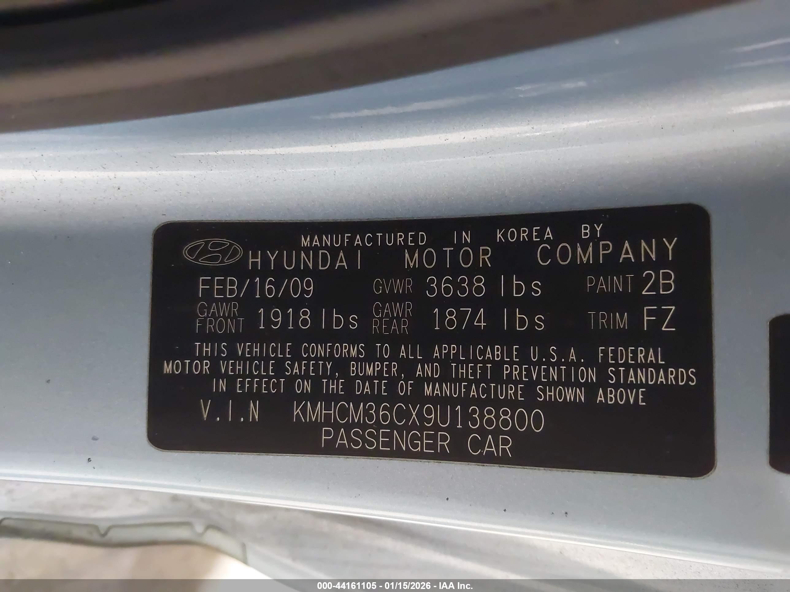 HYUNDAI ACCENT image 9