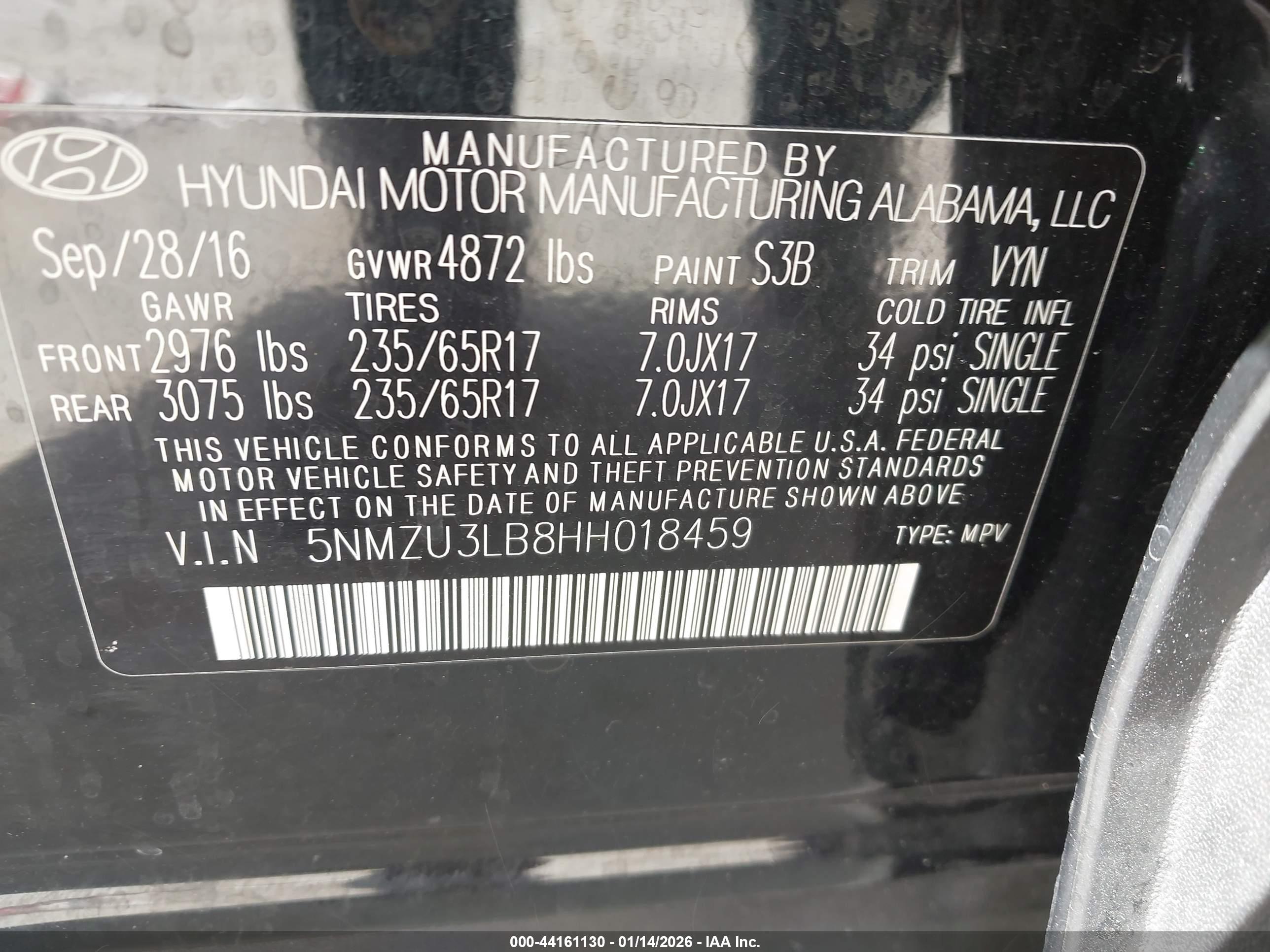 HYUNDAI SANTA image 9