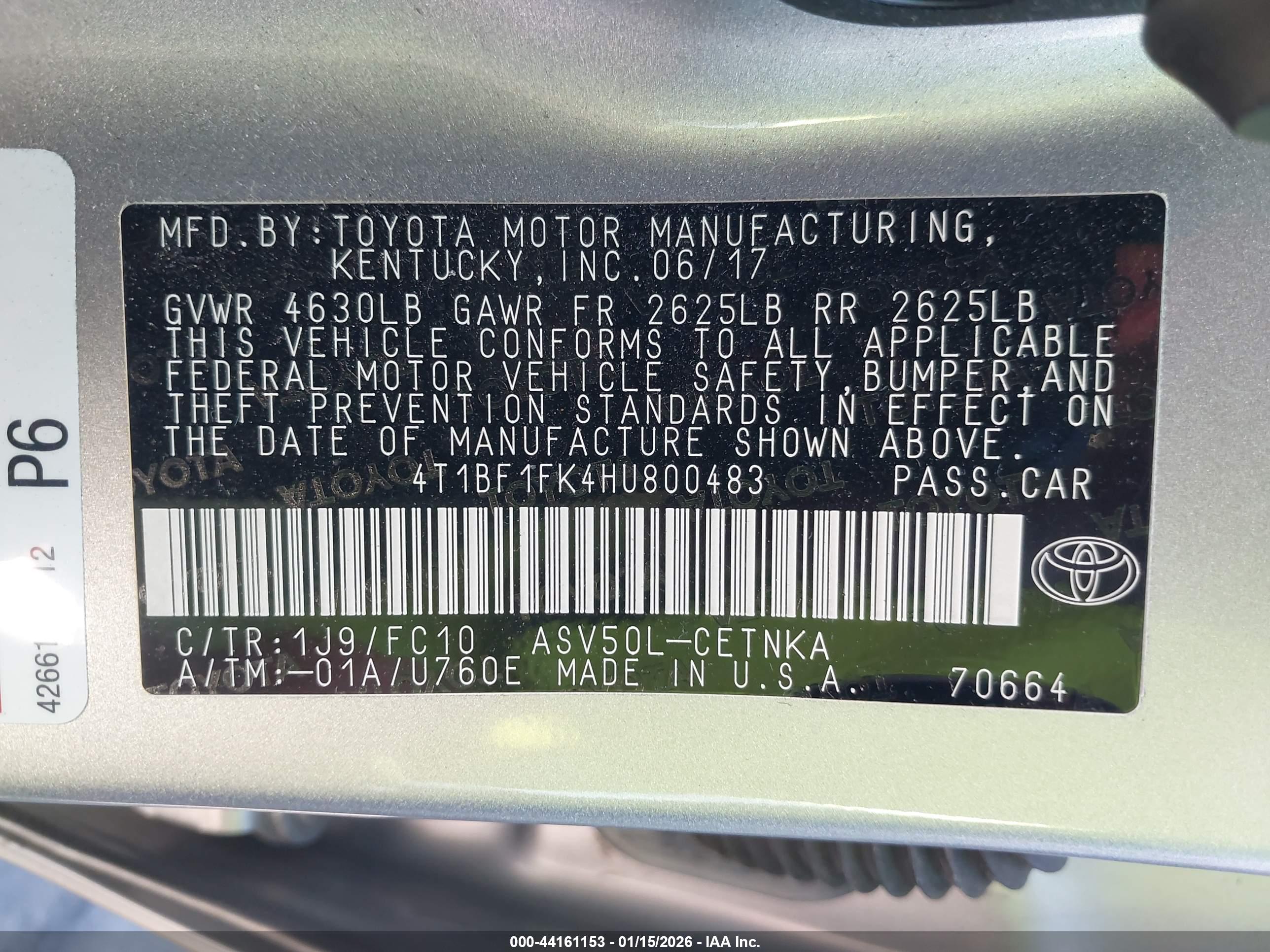 TOYOTA CAMRY image 9