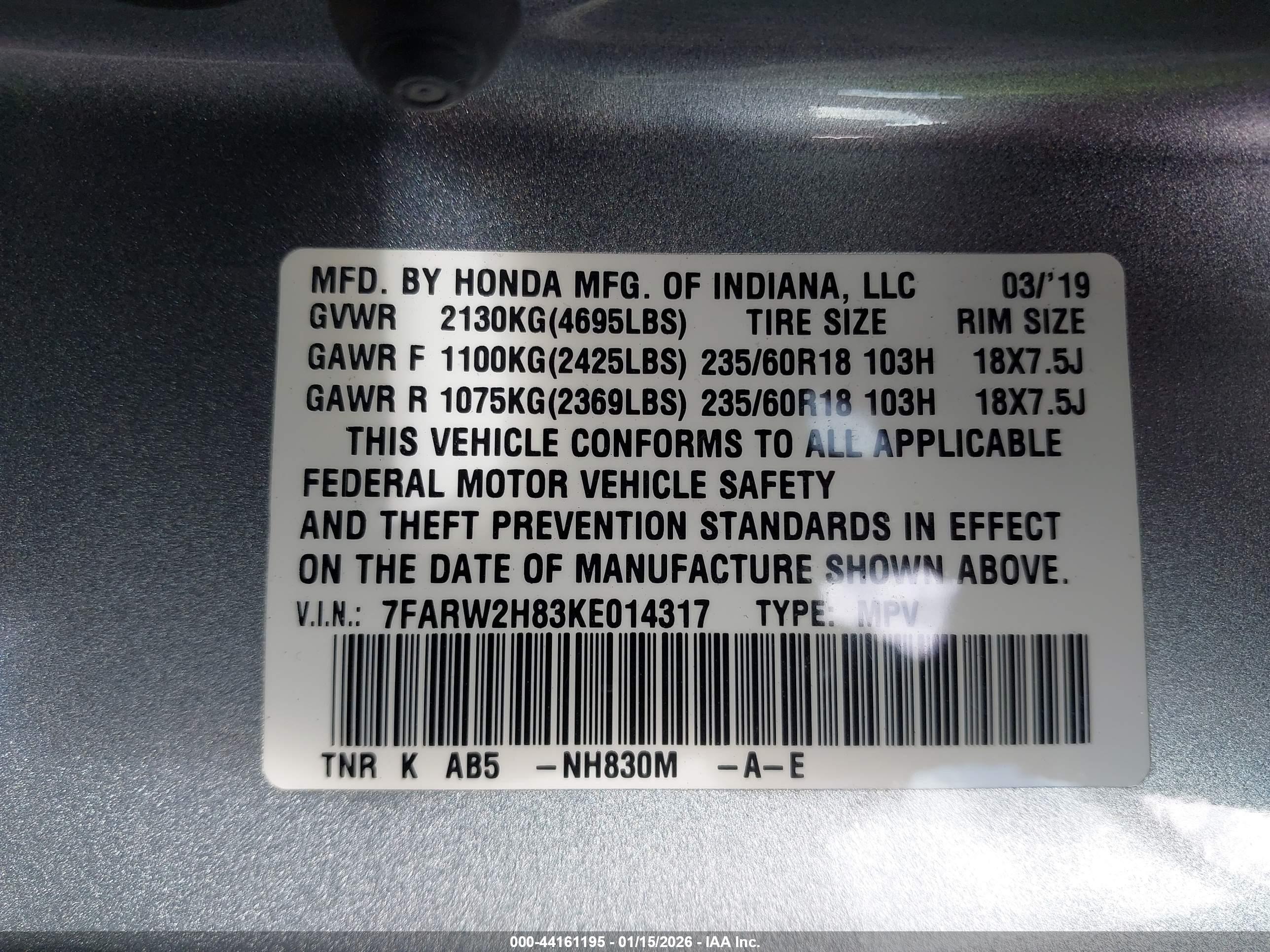 HONDA CR-V image 9