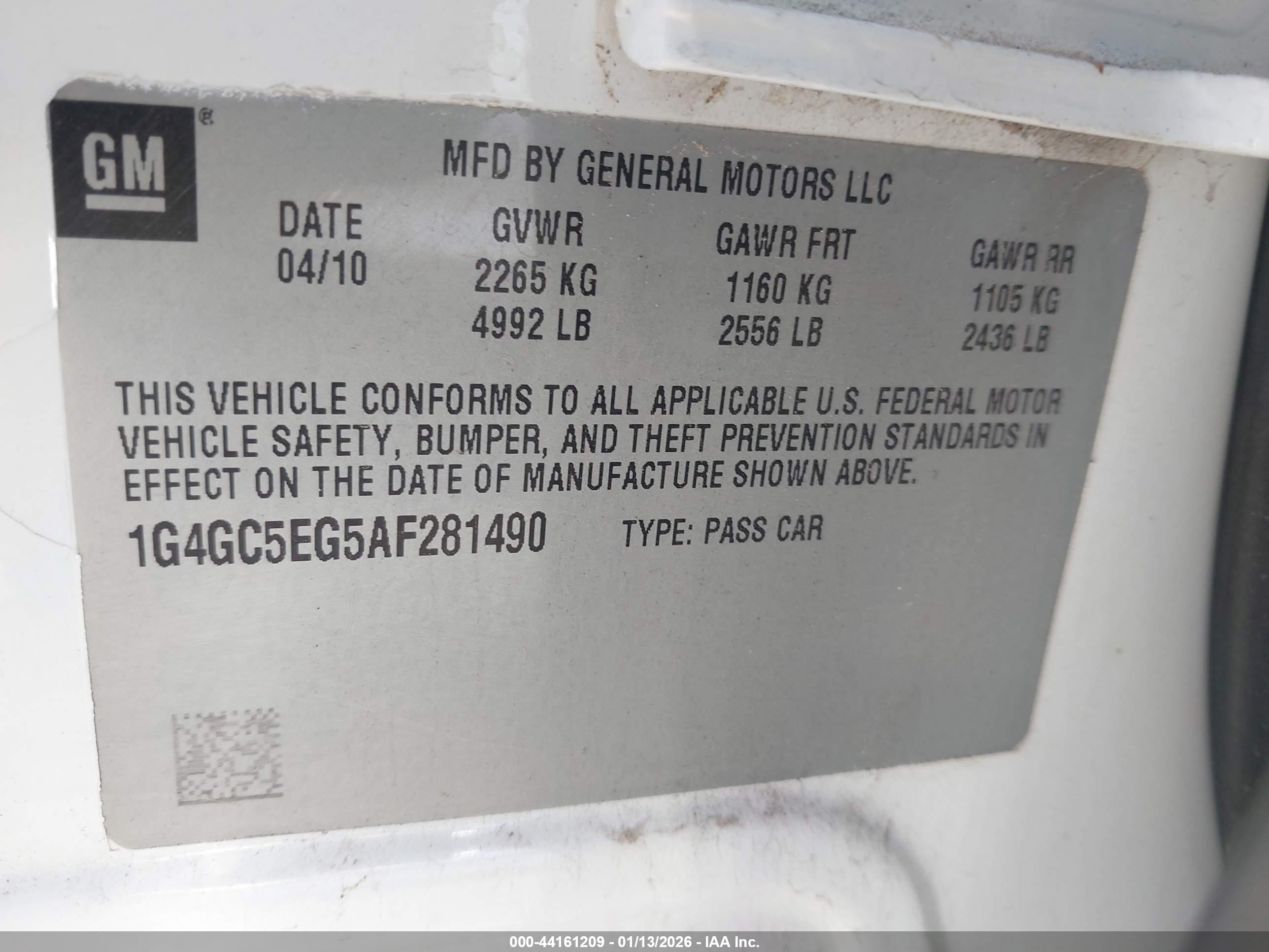 BUICK LACROSSE image 9