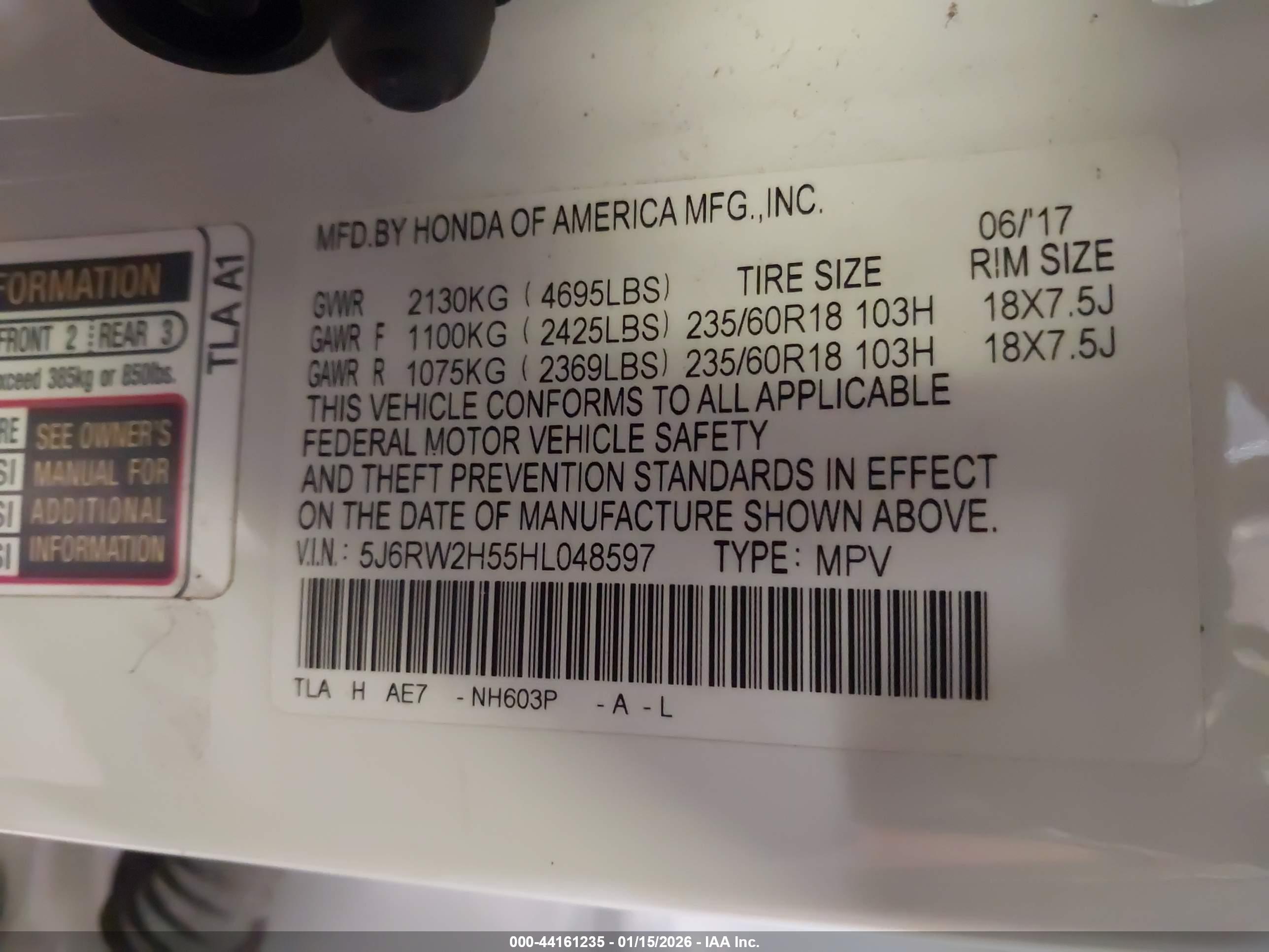 HONDA CR-V image 9