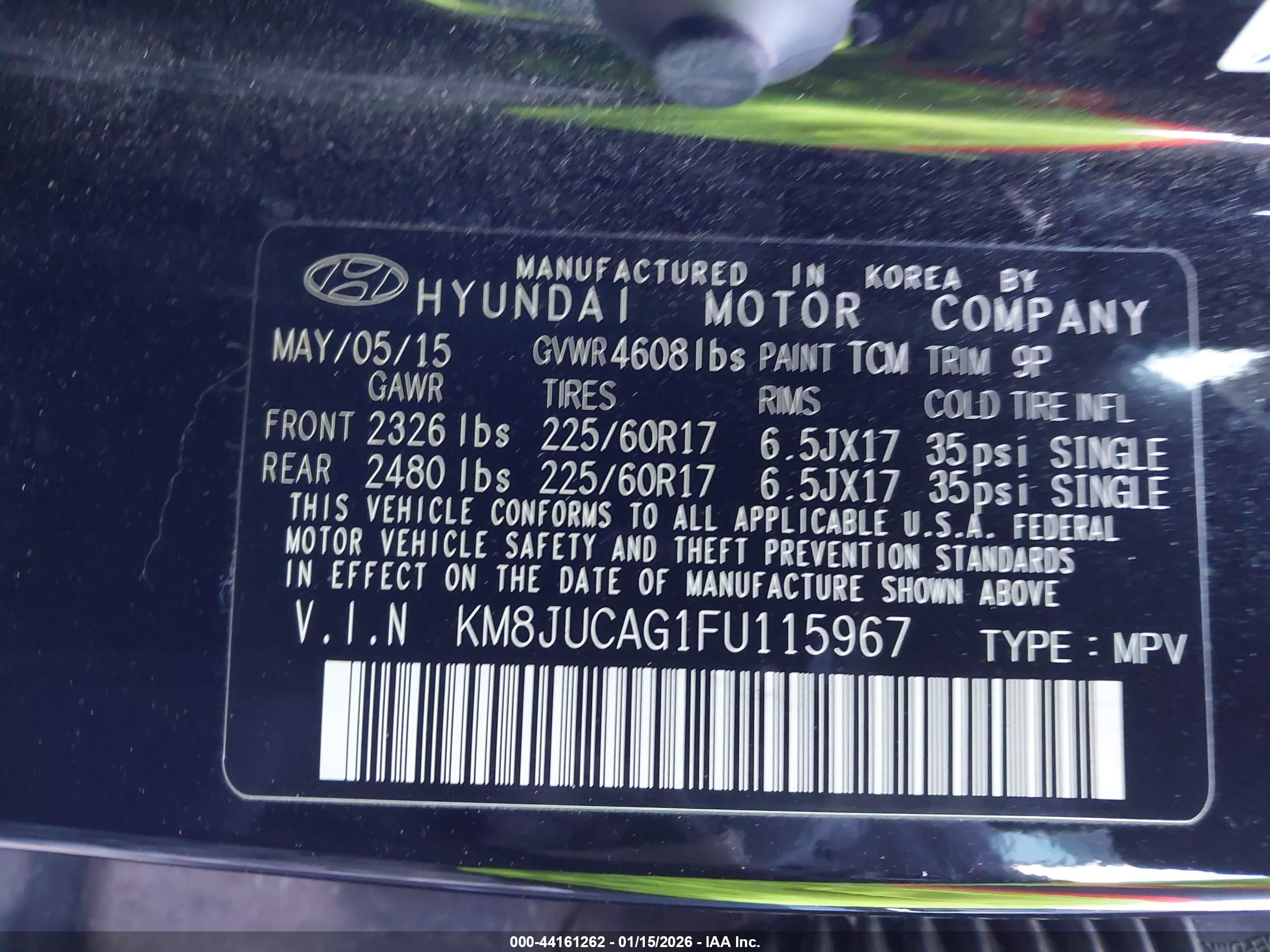 HYUNDAI TUCSON image 9