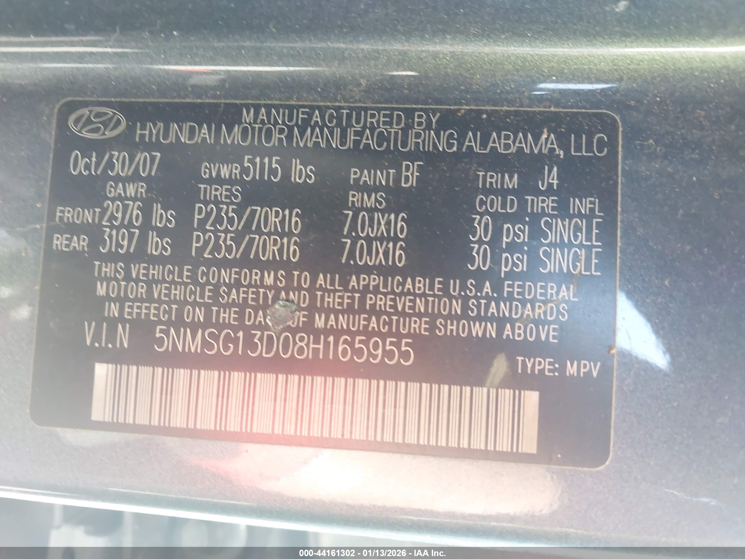 HYUNDAI SANTA image 9
