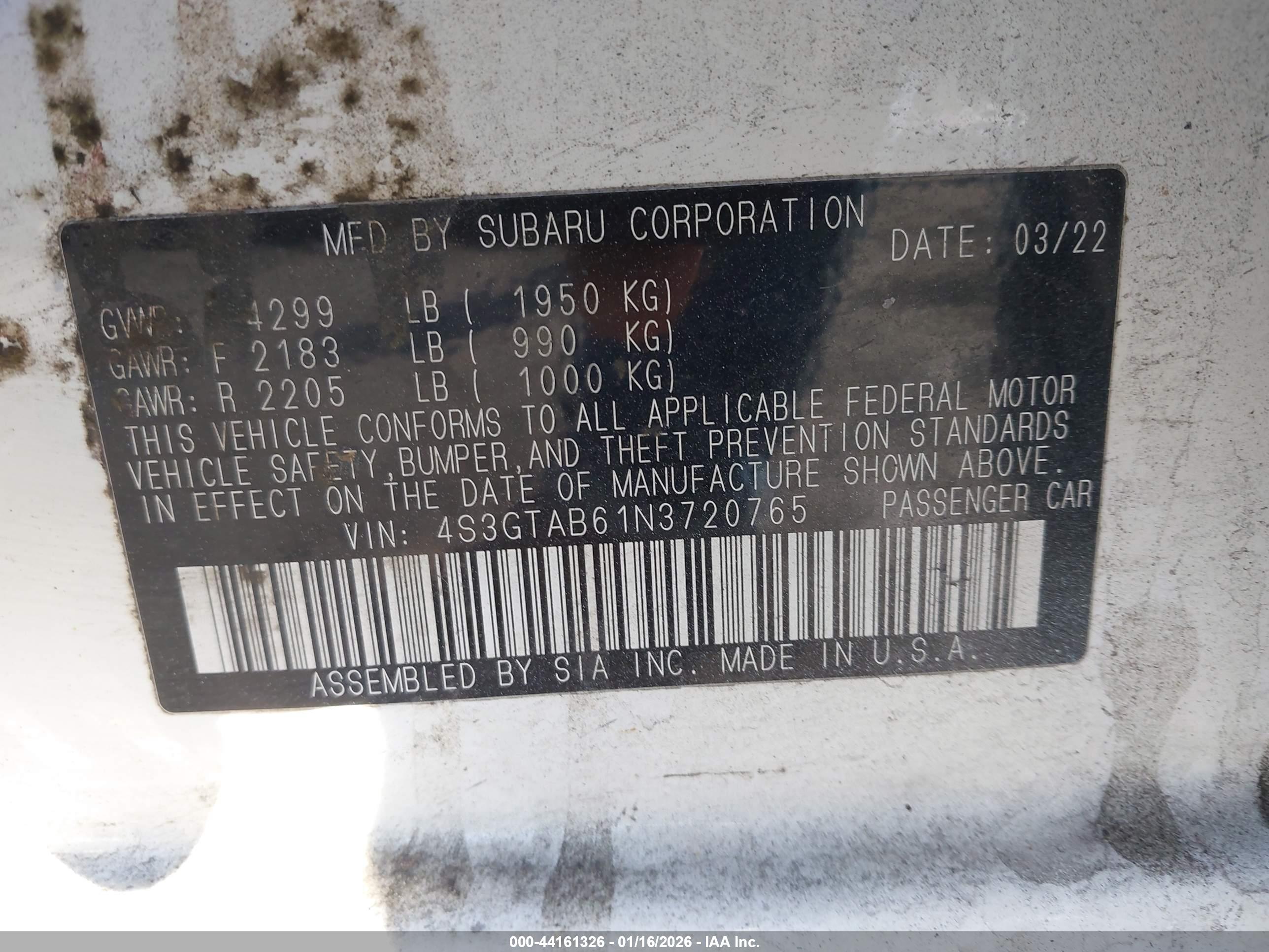 SUBARU IMPREZA image 9