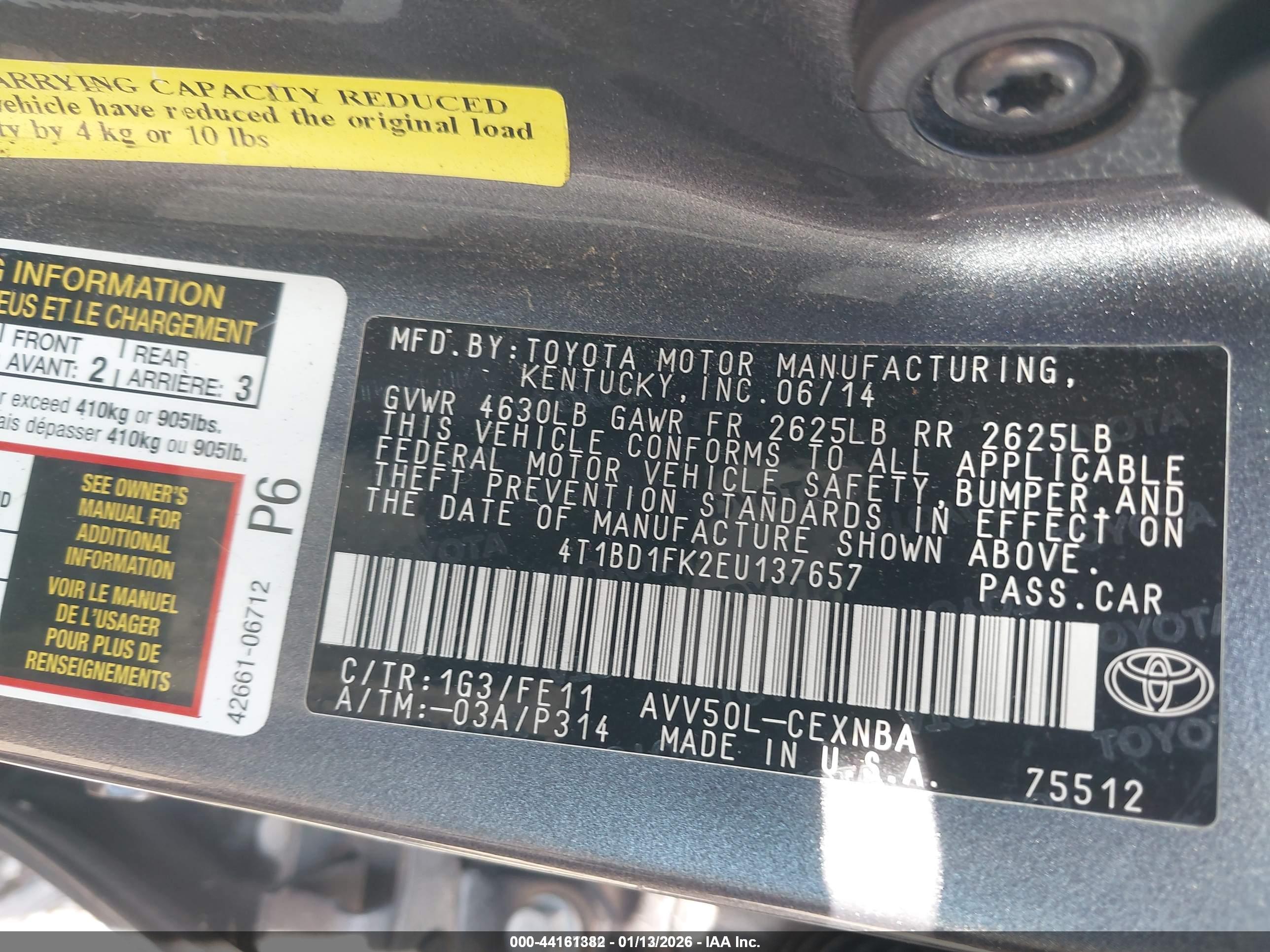 TOYOTA CAMRY image 9