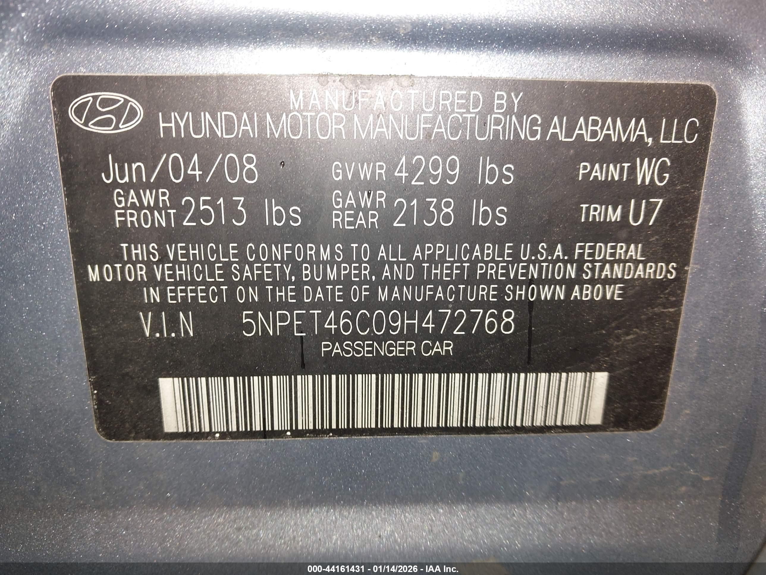 HYUNDAI SONATA image 9