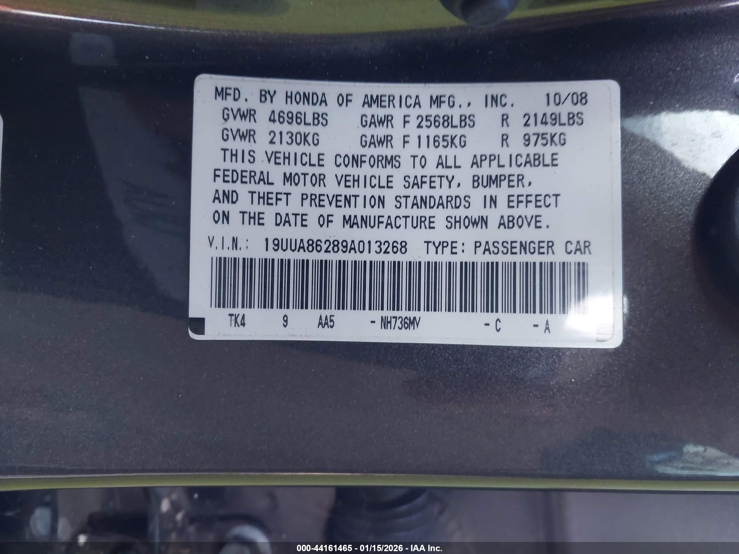 ACURA TL image 9
