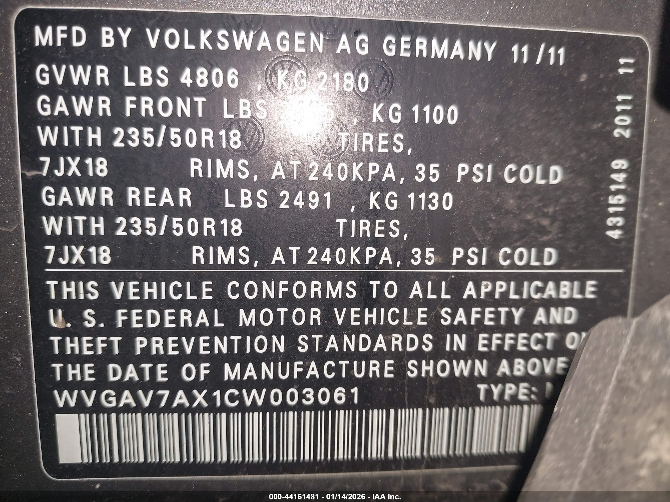 VOLKSWAGEN TIGUAN image 9
